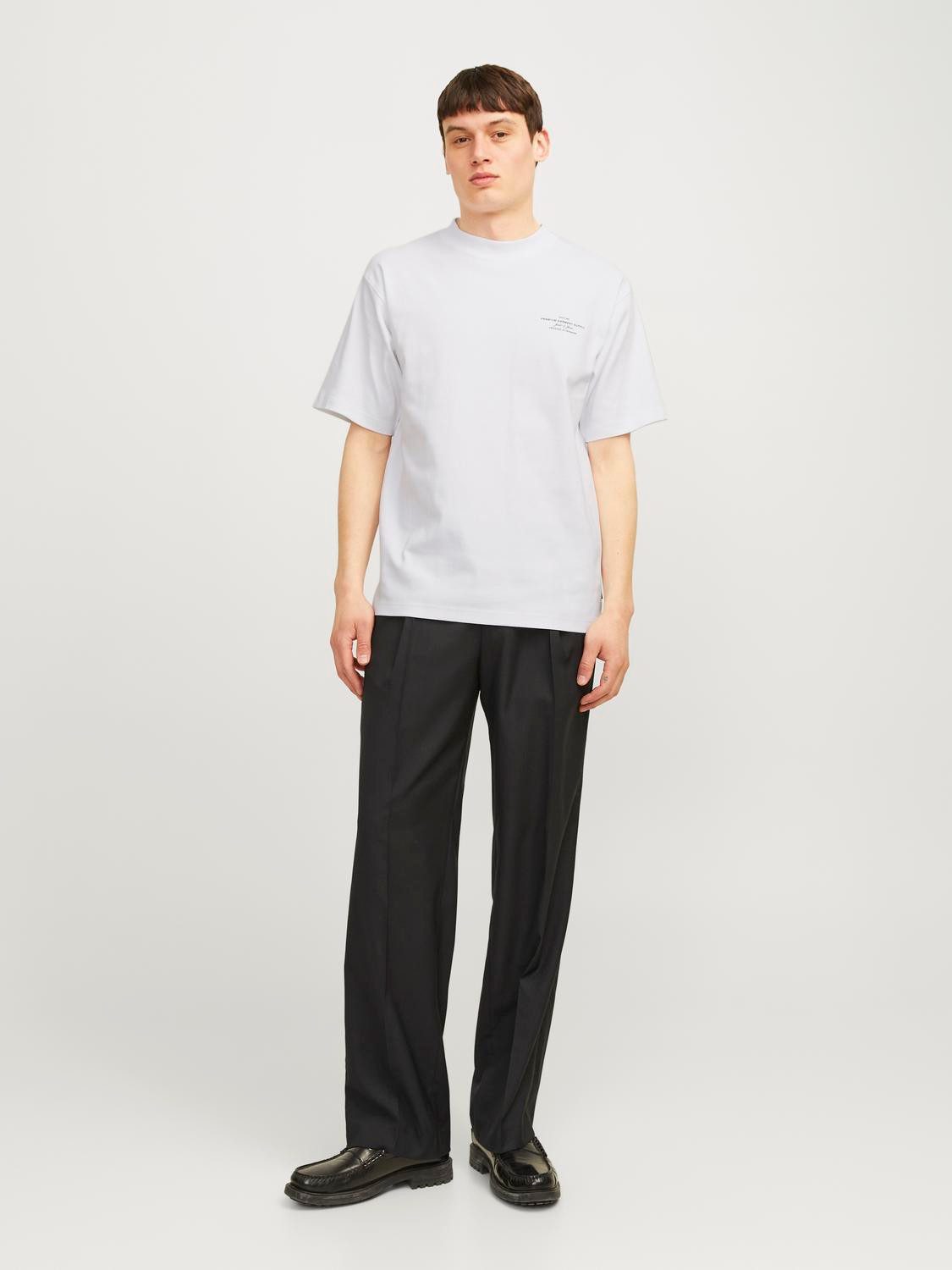 Jack & Jones Shirt met ronde hals JPRBLACHAD BRANDING SS CREW NECK TEE SN