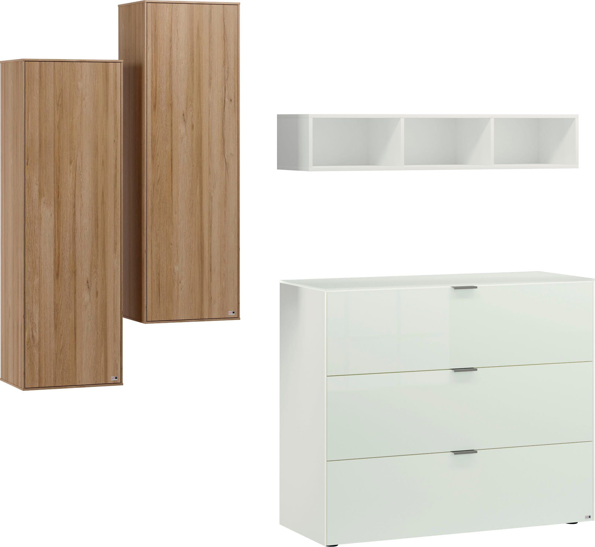 set one by Musterring Woonkamerset Chicago met open legbord (set, 4-delig)