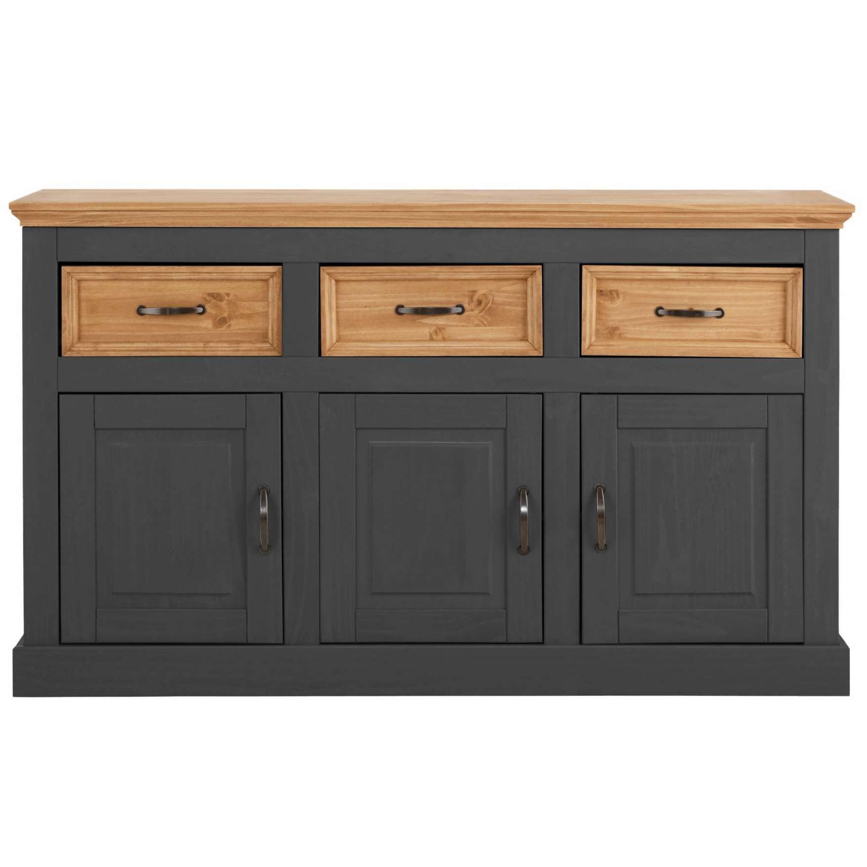 Home affaire Dressoir Selma Commode van massief grenenhout, breedte 145 cm