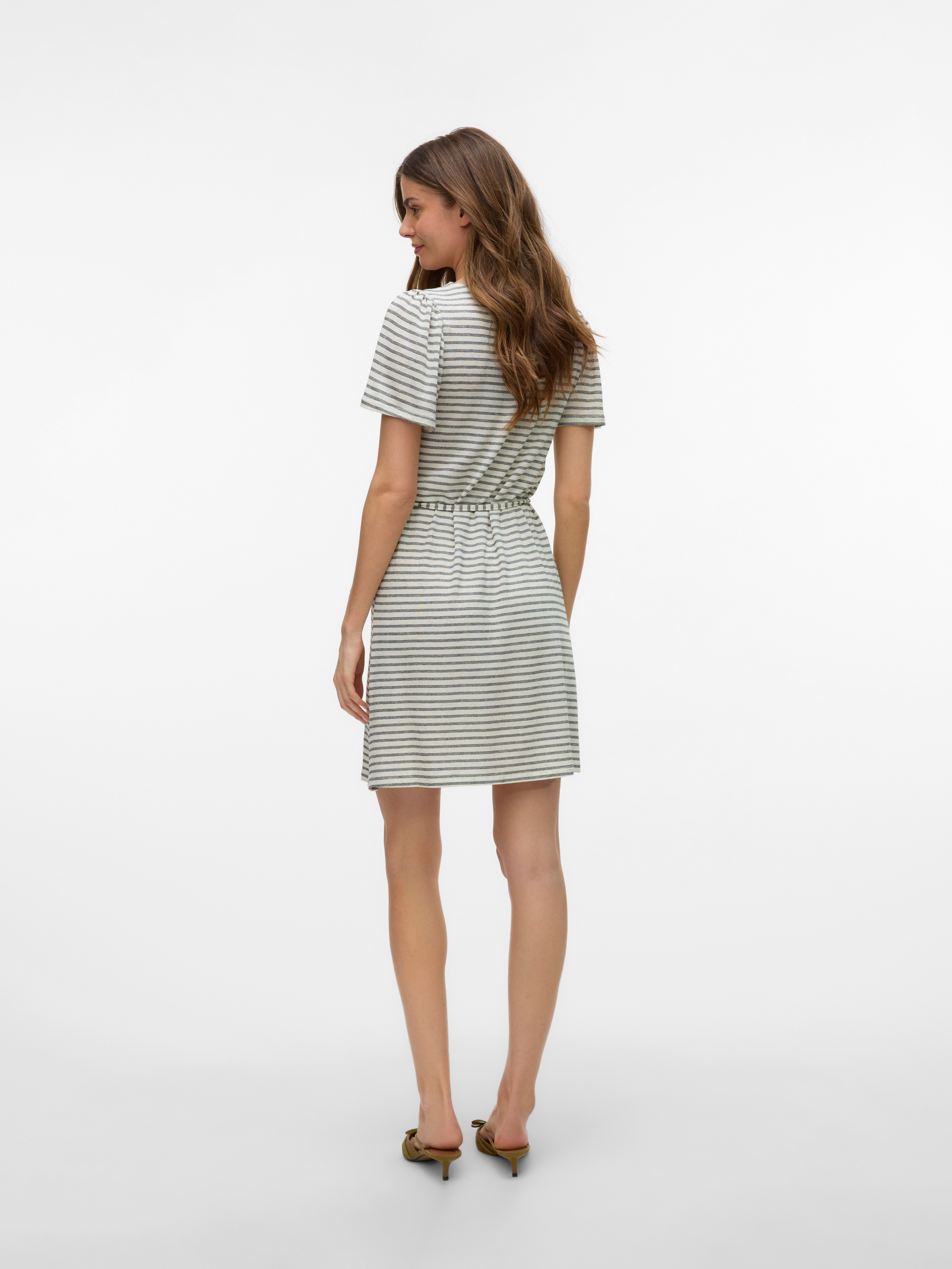Vero Moda Mini-jurk VMGINA 2/4 SHORT DRESS JRS GA NOOS