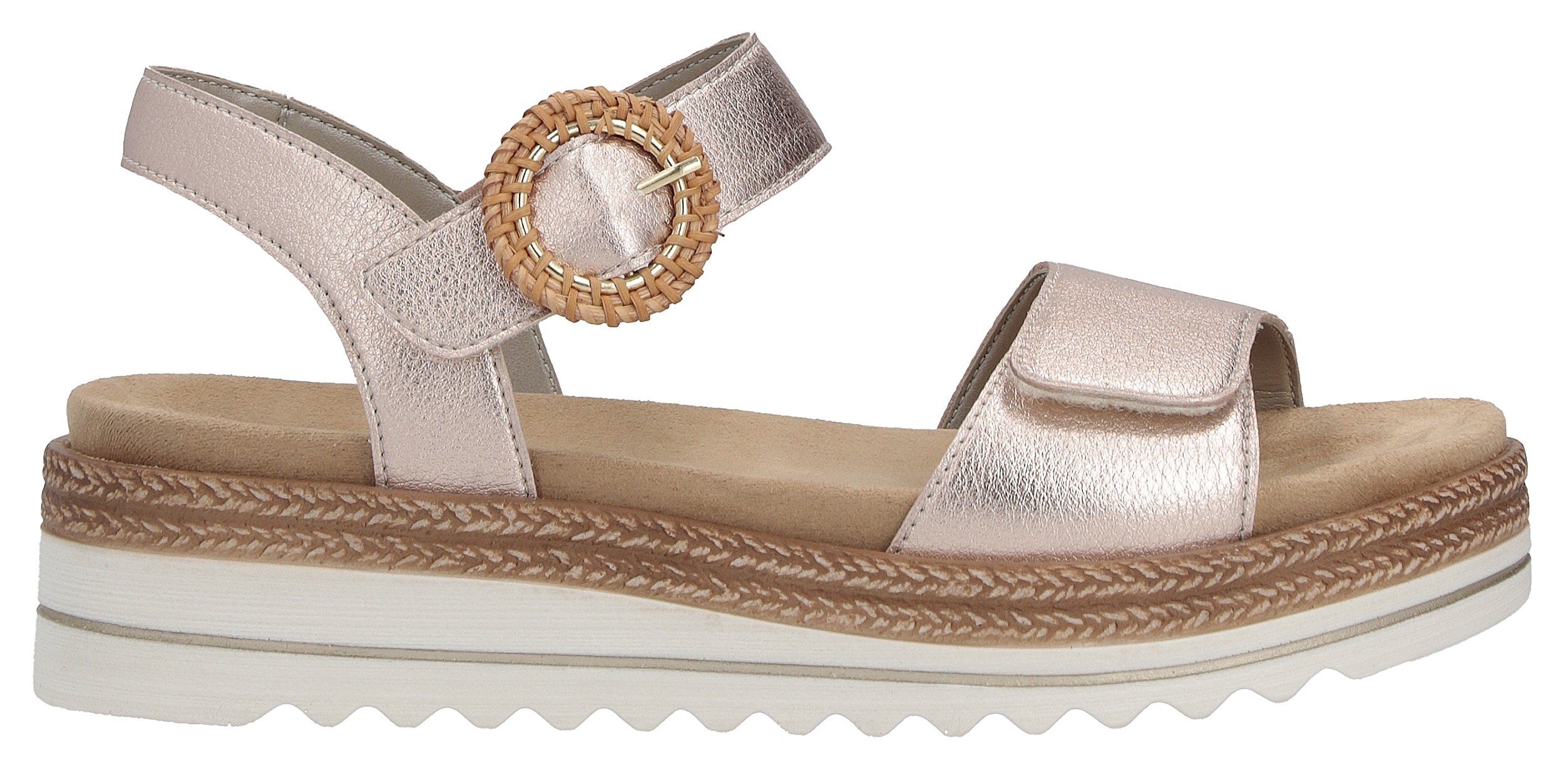 Remonte Sleehaksandaaltjes , zomerschoen, sandalen met bandjes en praktische klittenbandsluitingen
