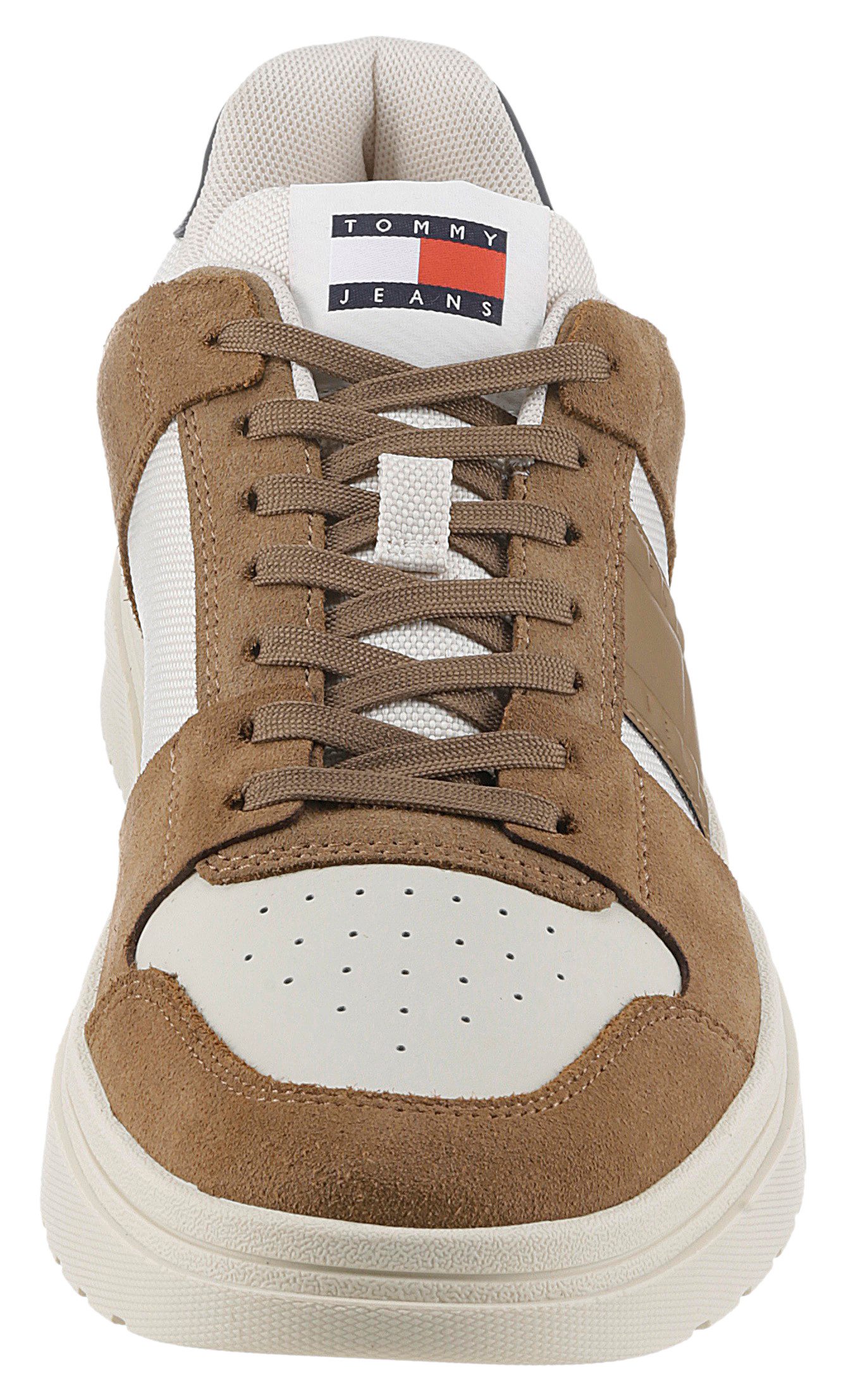 TOMMY JEANS Sneakers THE BROOKLYN MIX MAT. vrijetijdsschoen, lage schoen, veterschoen met zijlogo