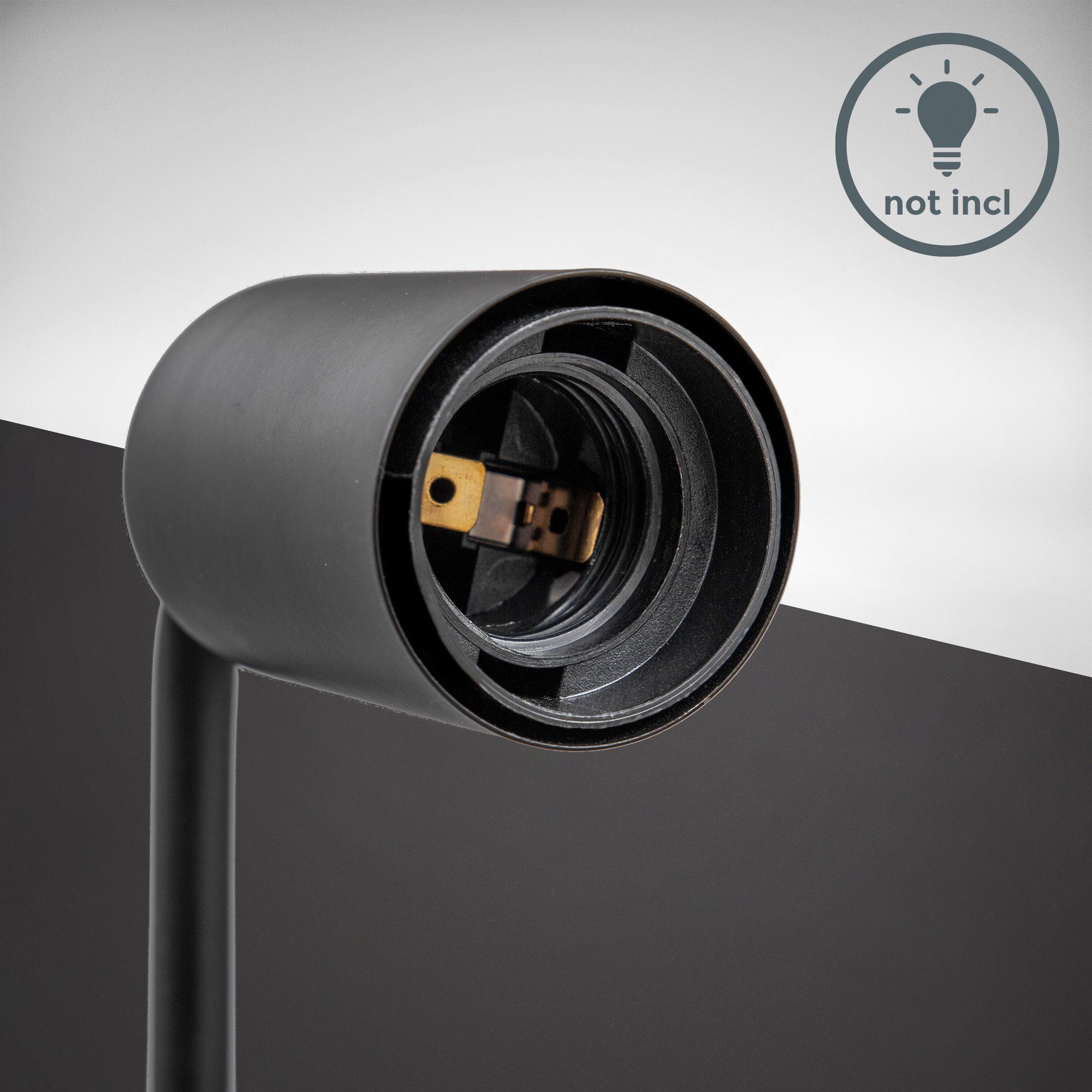 B.K.Licht Wandlamp Wandlamp, 1-vlamig, vintage, industrieel ontwerp, retro, staal, rond