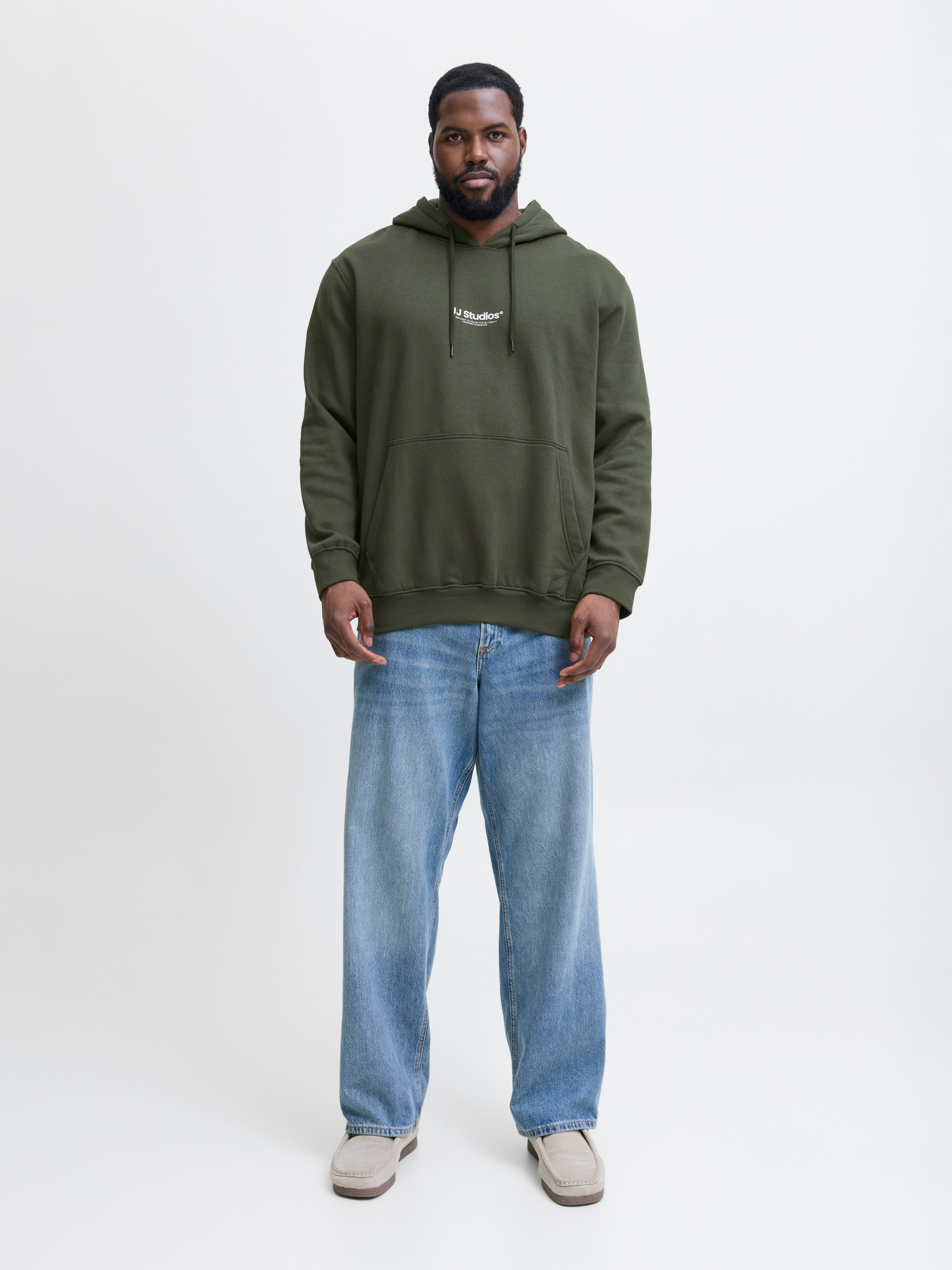 Jack & Jones PlusSize Hoodie JJESOHO SWEAT HOOD NOOS PLS