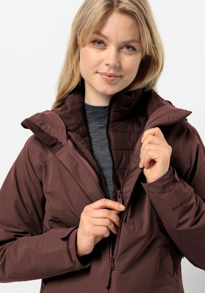 Jack Wolfskin Functioneel jack LAPAWA INS JKT W
