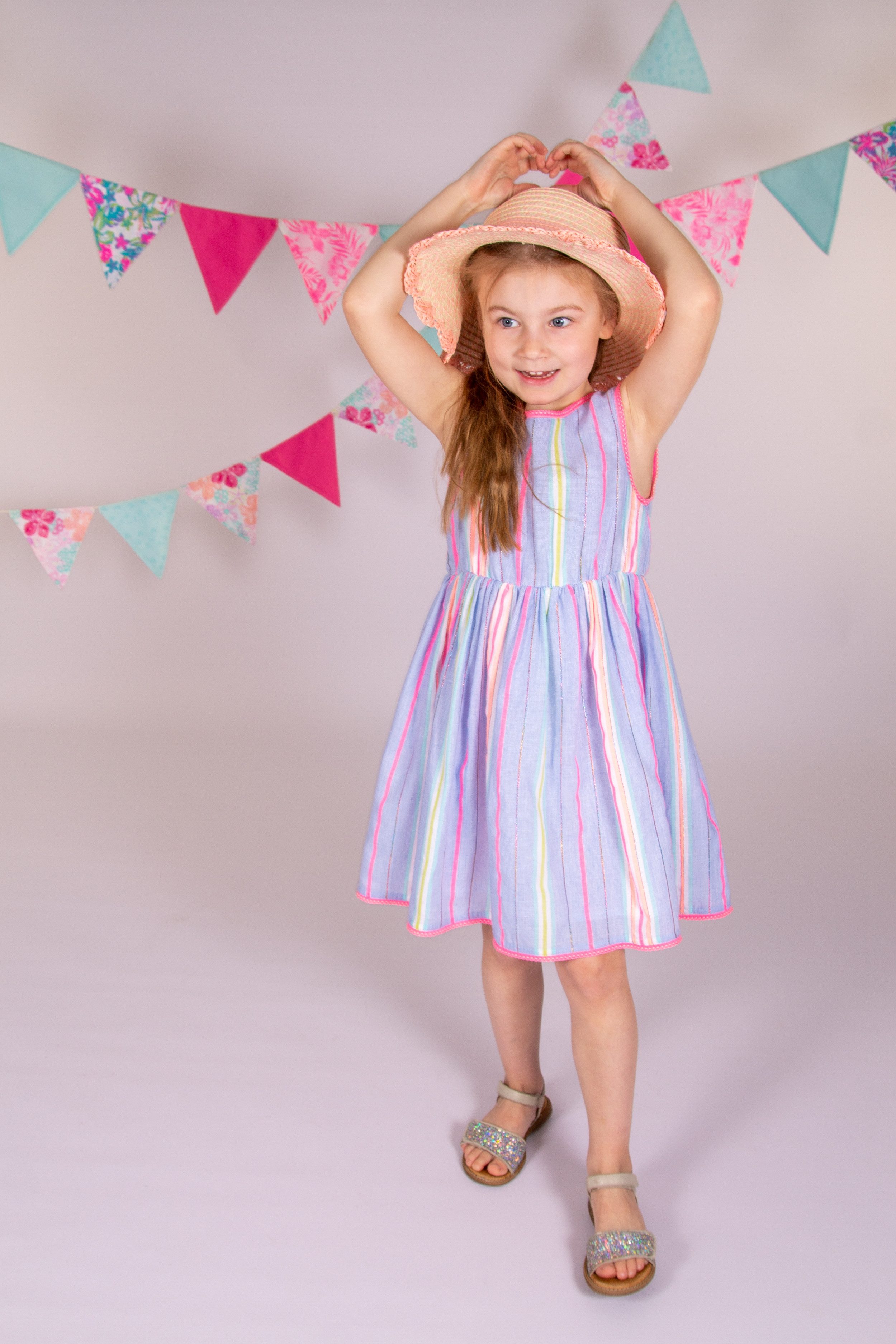 happy girls Mini-jurk