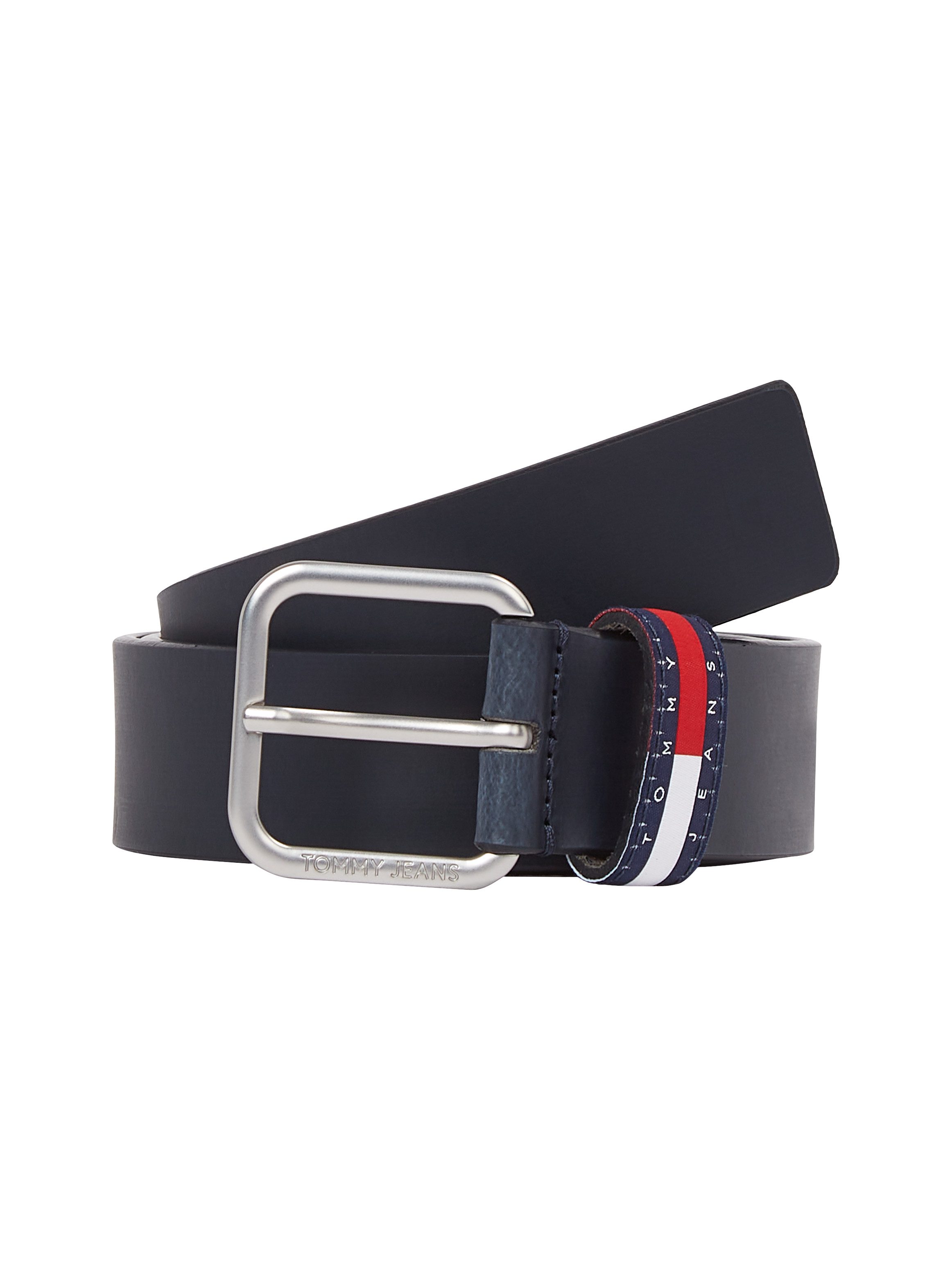 TOMMY JEANS Leren riem TJM RYAN 3.5 Lus met -badge
