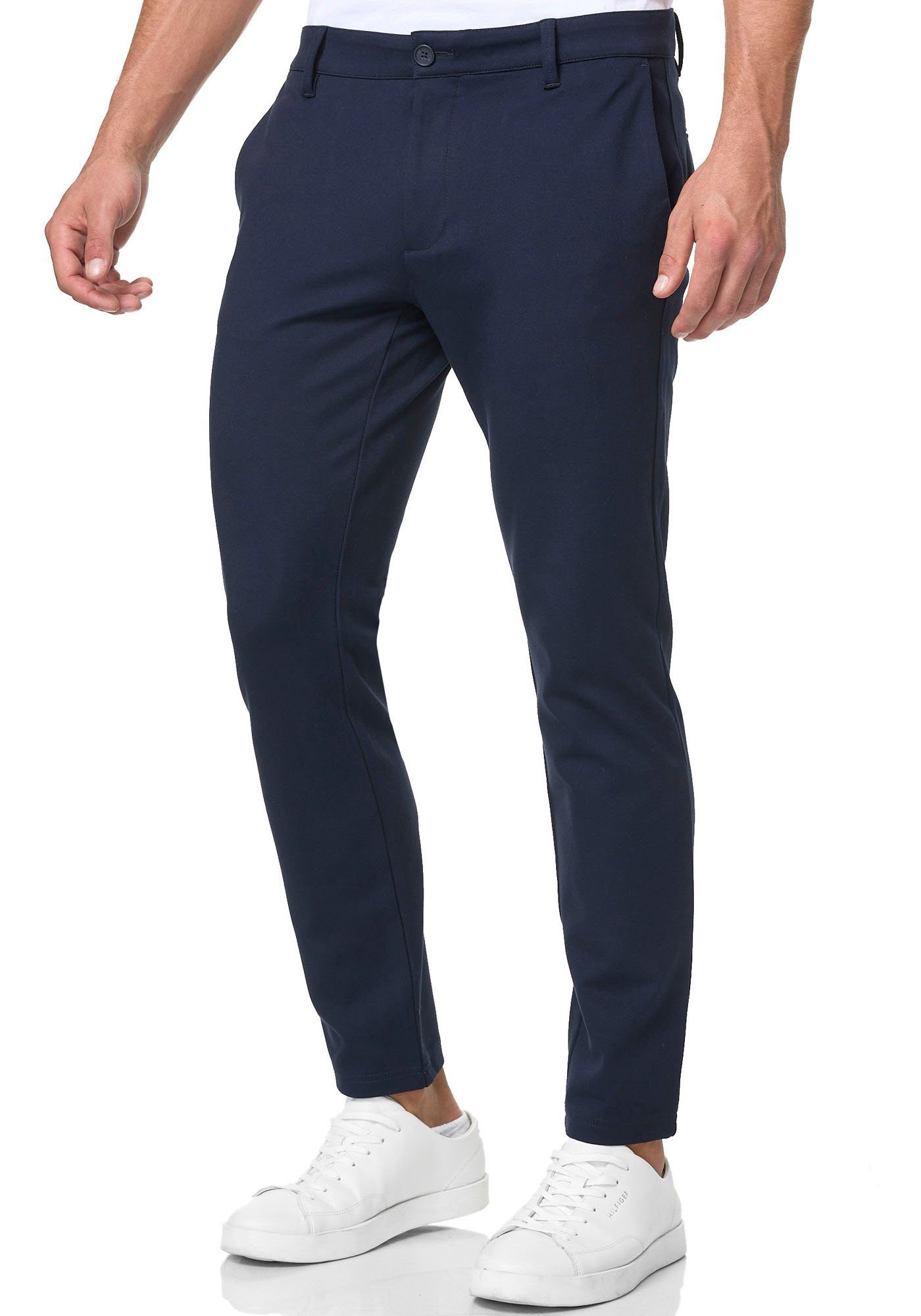 Indicode Pantalon Roedekro verzorgde look met recht gesneden pijp
