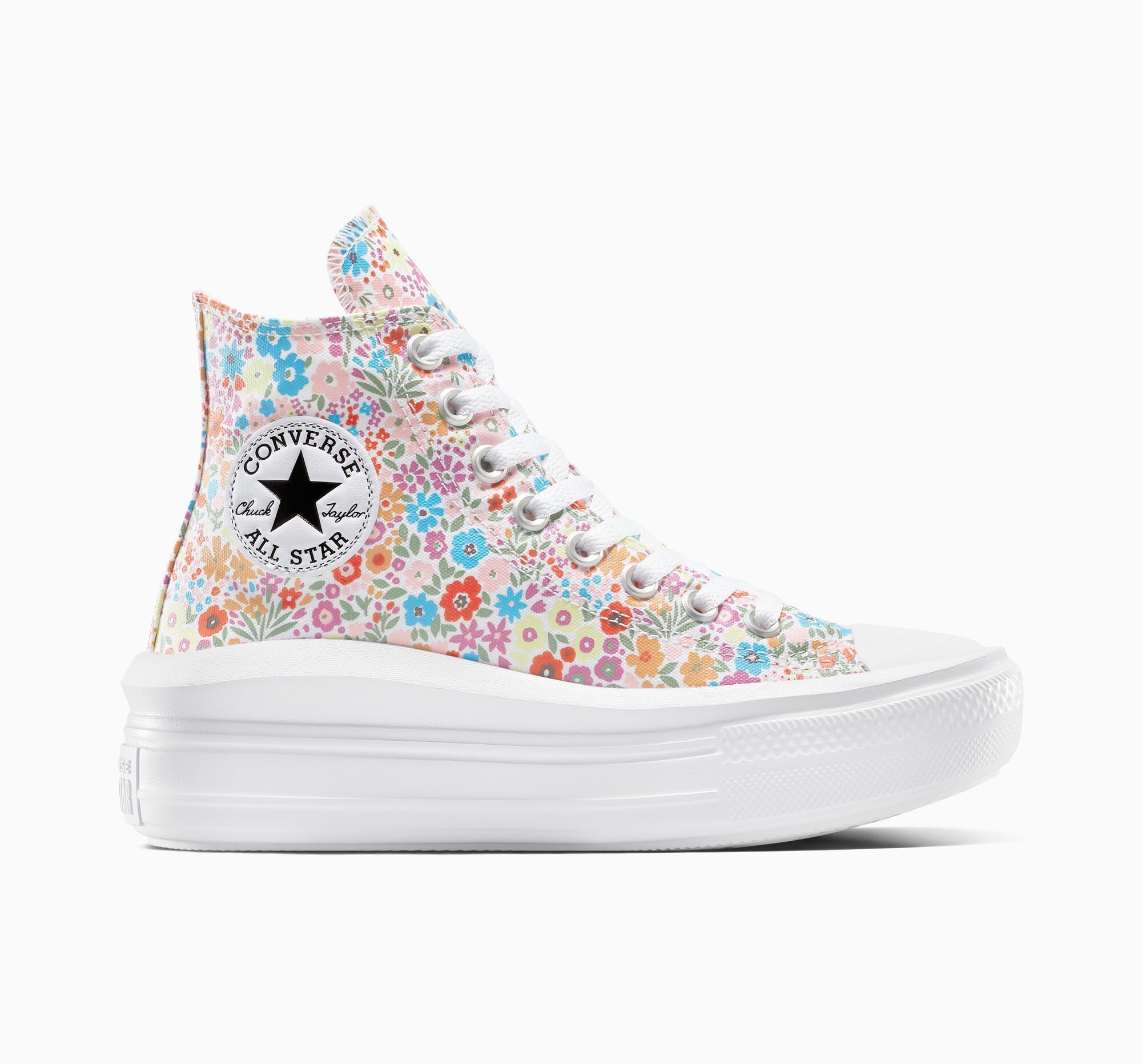 Converse Sneakers CHUCK TAYLOR ALL STAR MOVE PLATFORM MINI FLOWERS