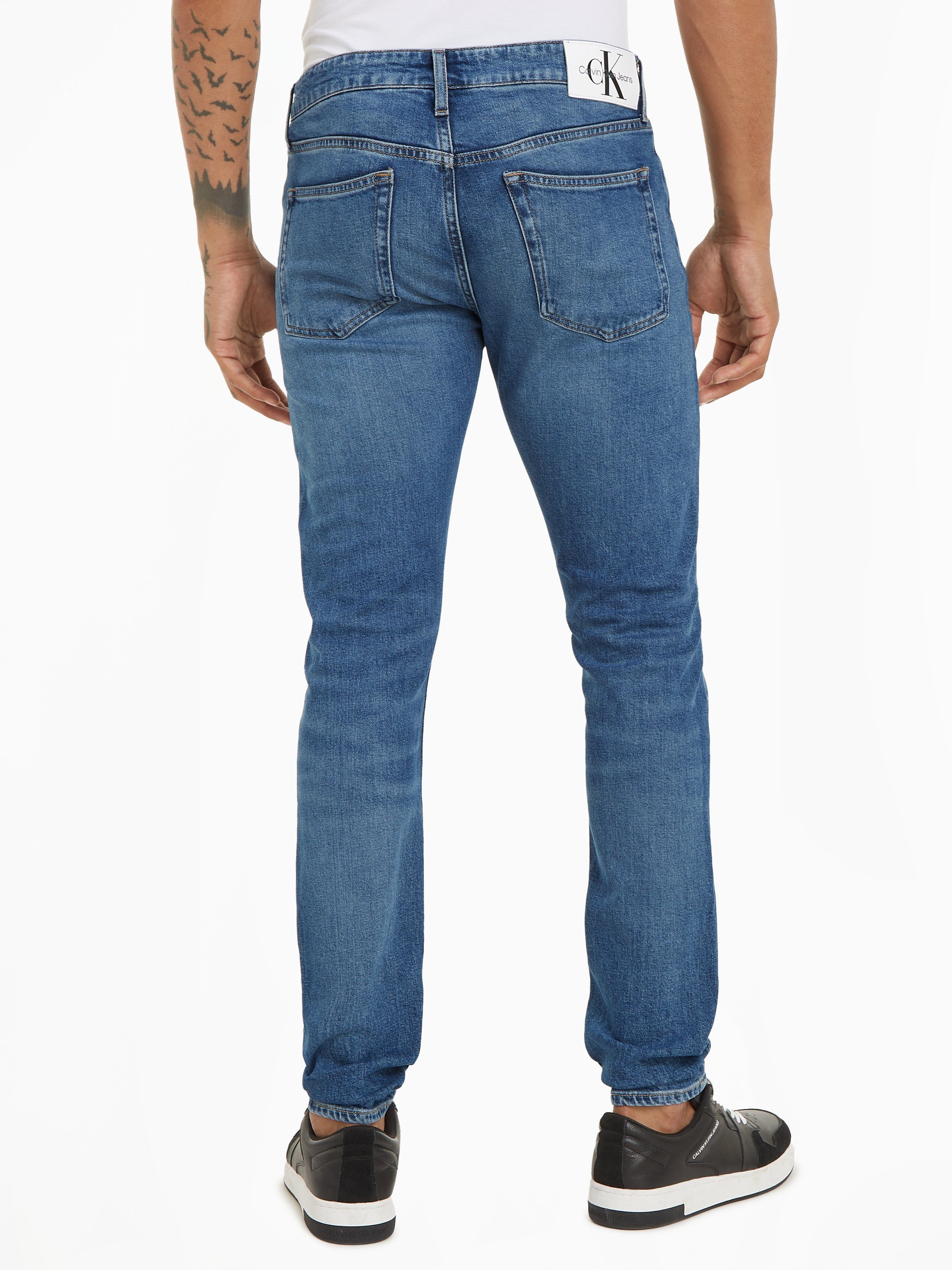 Calvin Klein Slim fit jeans SLIM TAPER in een klassiek 5-pocketsmodel