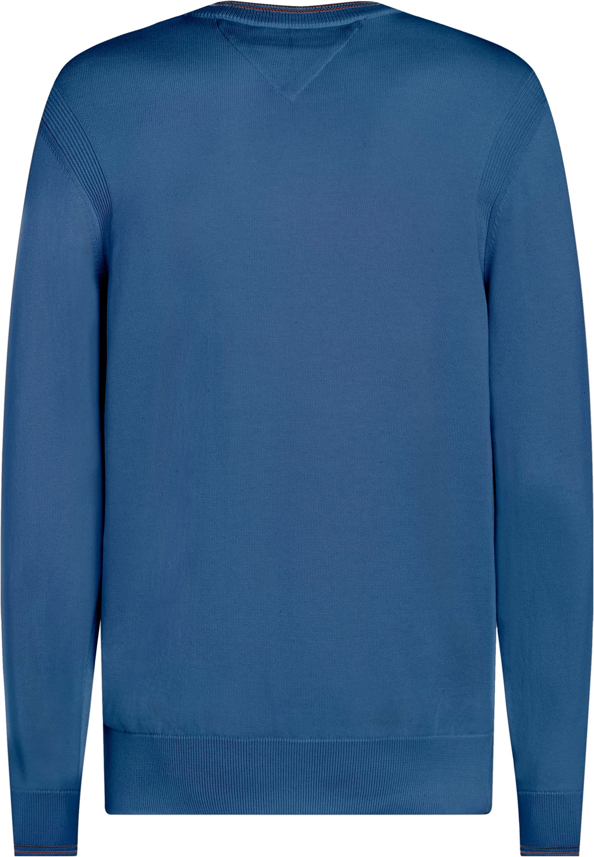 Tommy Hilfiger Trui met ronde hals RWB COTTON CREW NECK kleuraccenten in tommy kleuren