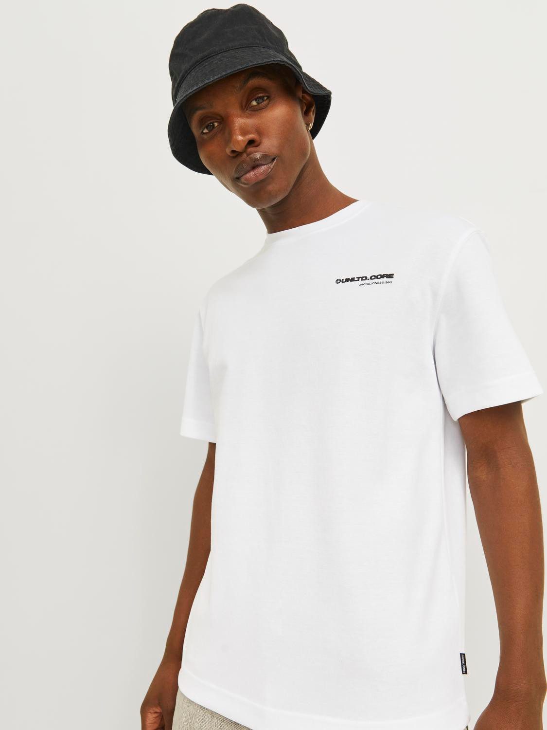 Jack & Jones Shirt met ronde hals JCOAERO PRINT TEE SS CREW NECK NOOS
