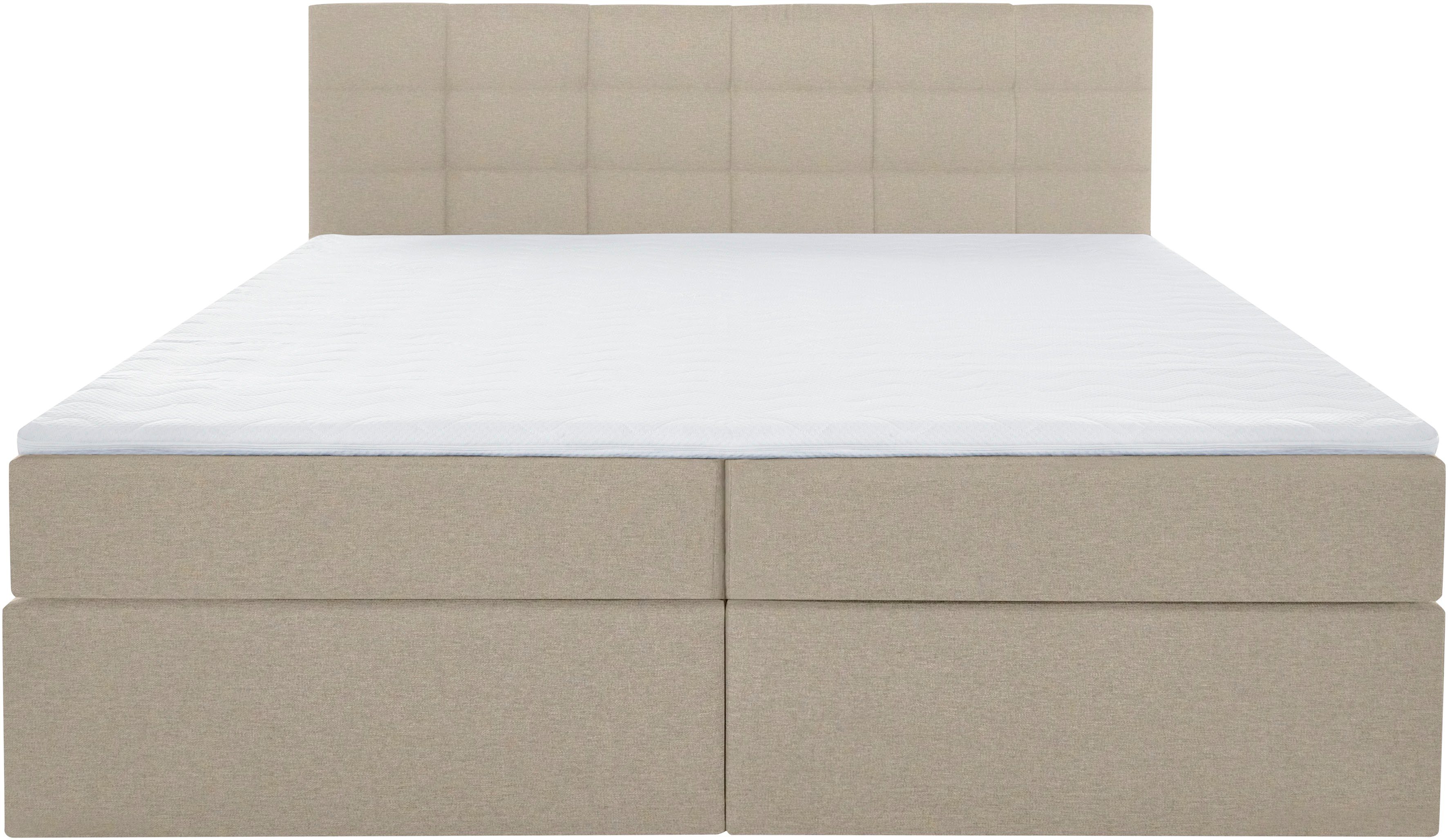 INOSIGN Boxspring OVALO optioneel met bedbox, verkrijgbaar in h2, h3 & h4