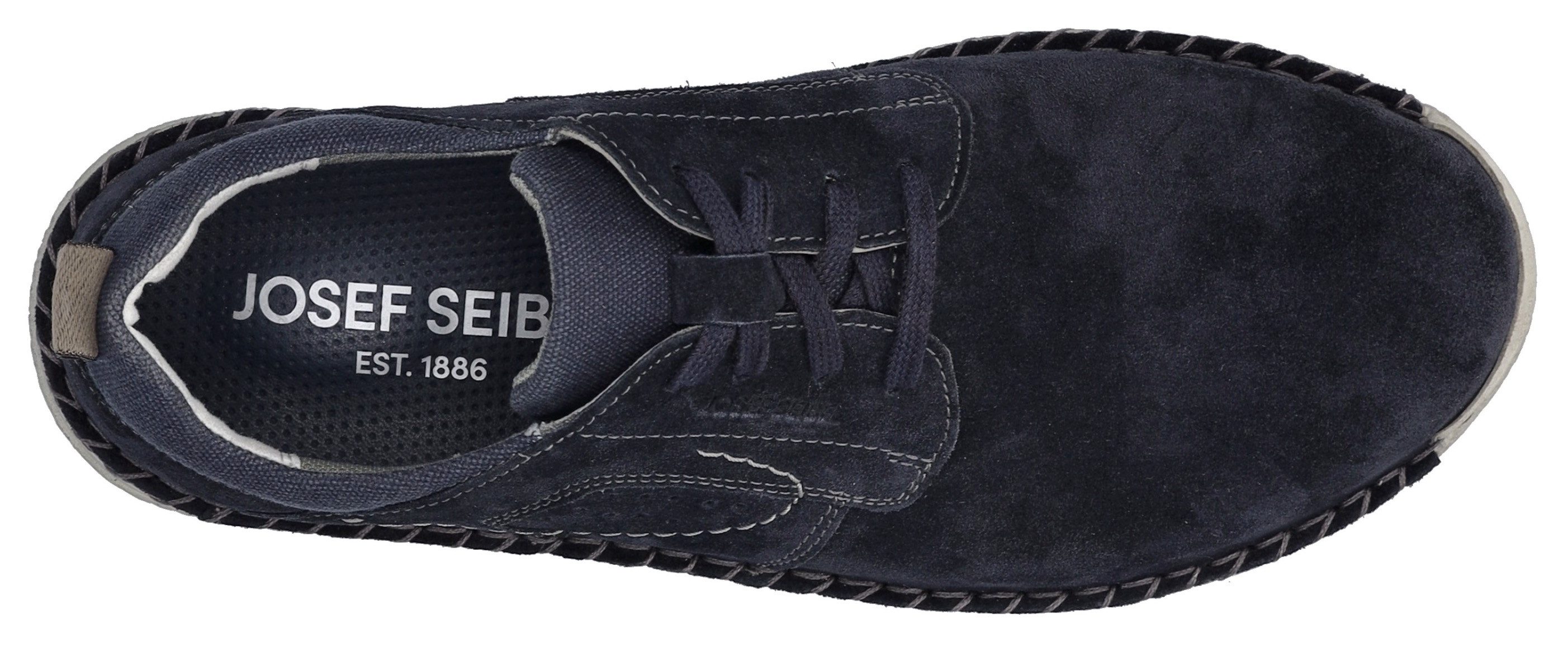 Josef Seibel Veterschoenen Wilson 04 , comfortschoen, vrijetijdsschoen, sneaker met verwisselbaar voetbed