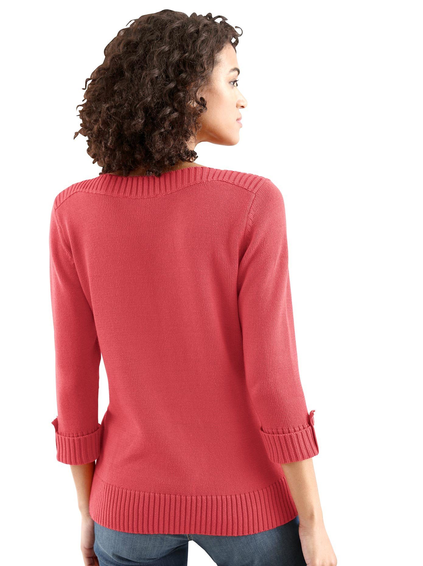 Casual Looks Trui met 3/4 mouwen Trui