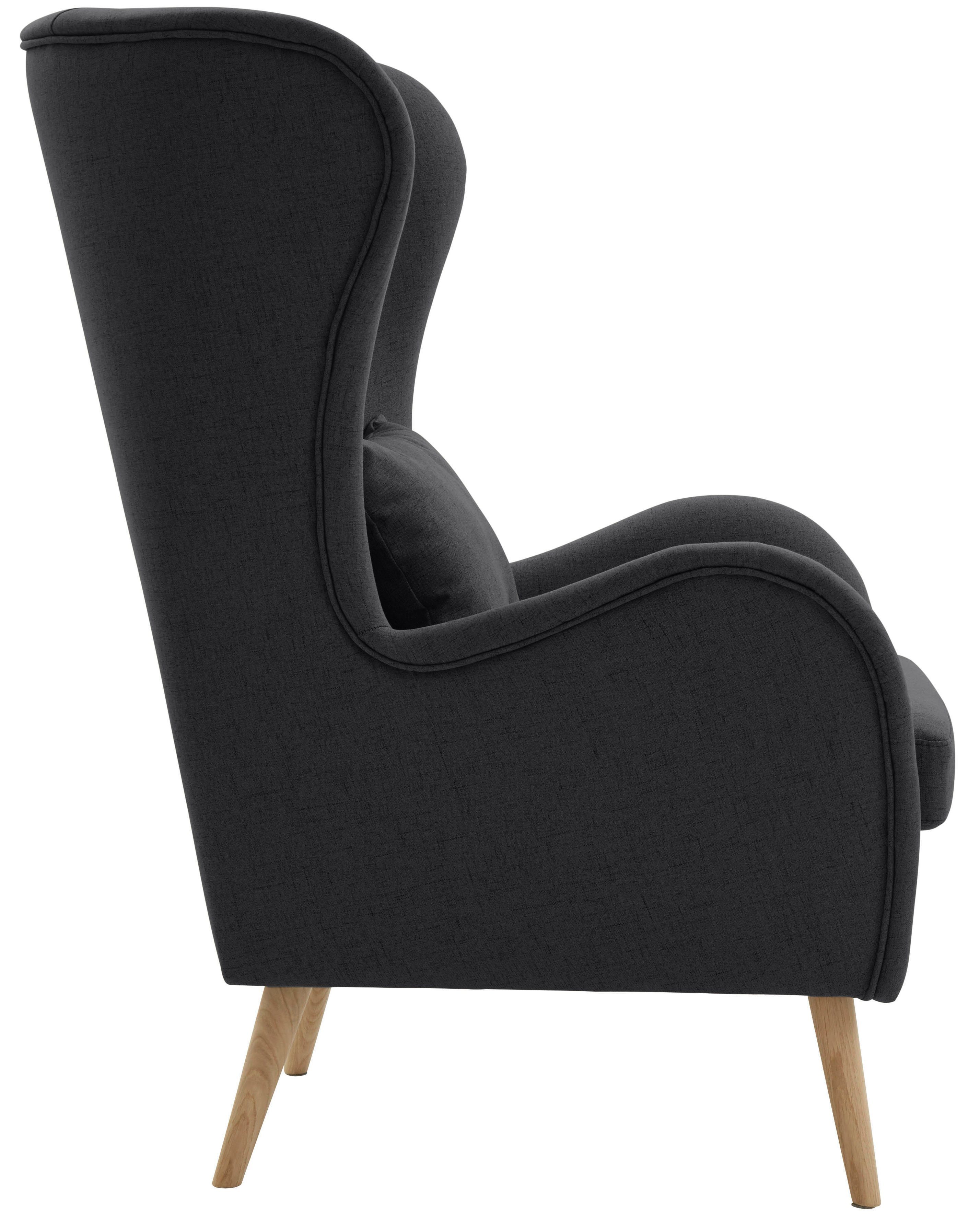 Guido Maria Kretschmer Home&Living Fauteuil Salla ook in imitatiebont en fijn corduroy, veel bekledingsopties, oorfauteuil (set)
