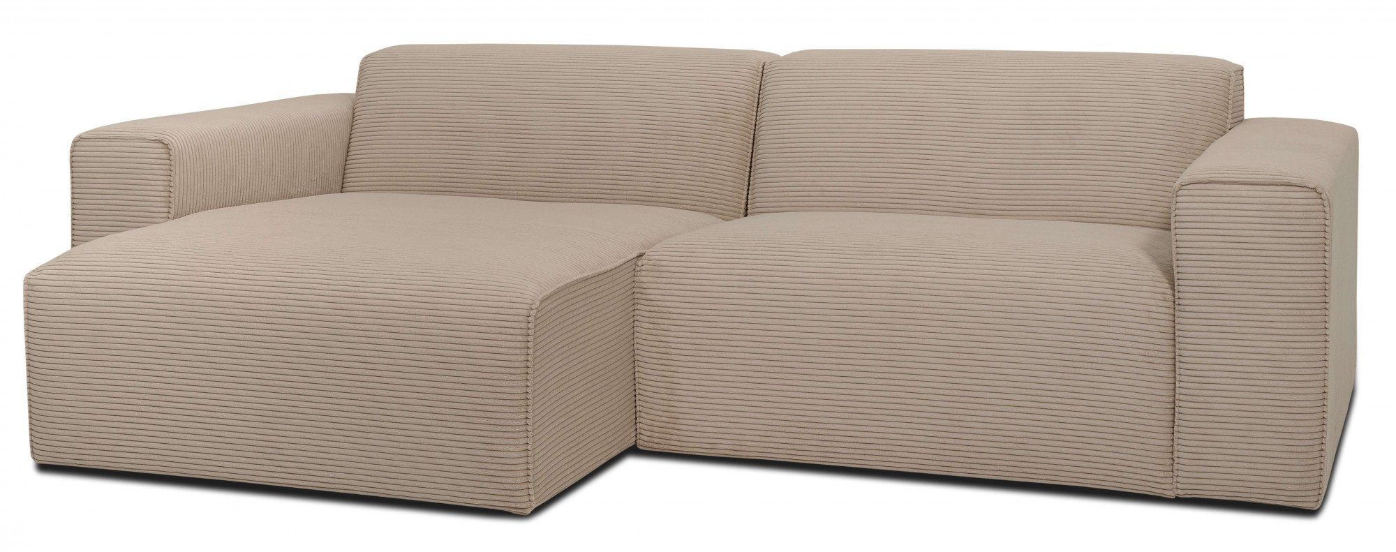 INOSIGN Hoekbank Clayton in een trendy ribfluwelen bekleding, diverse combinaties mogelijk