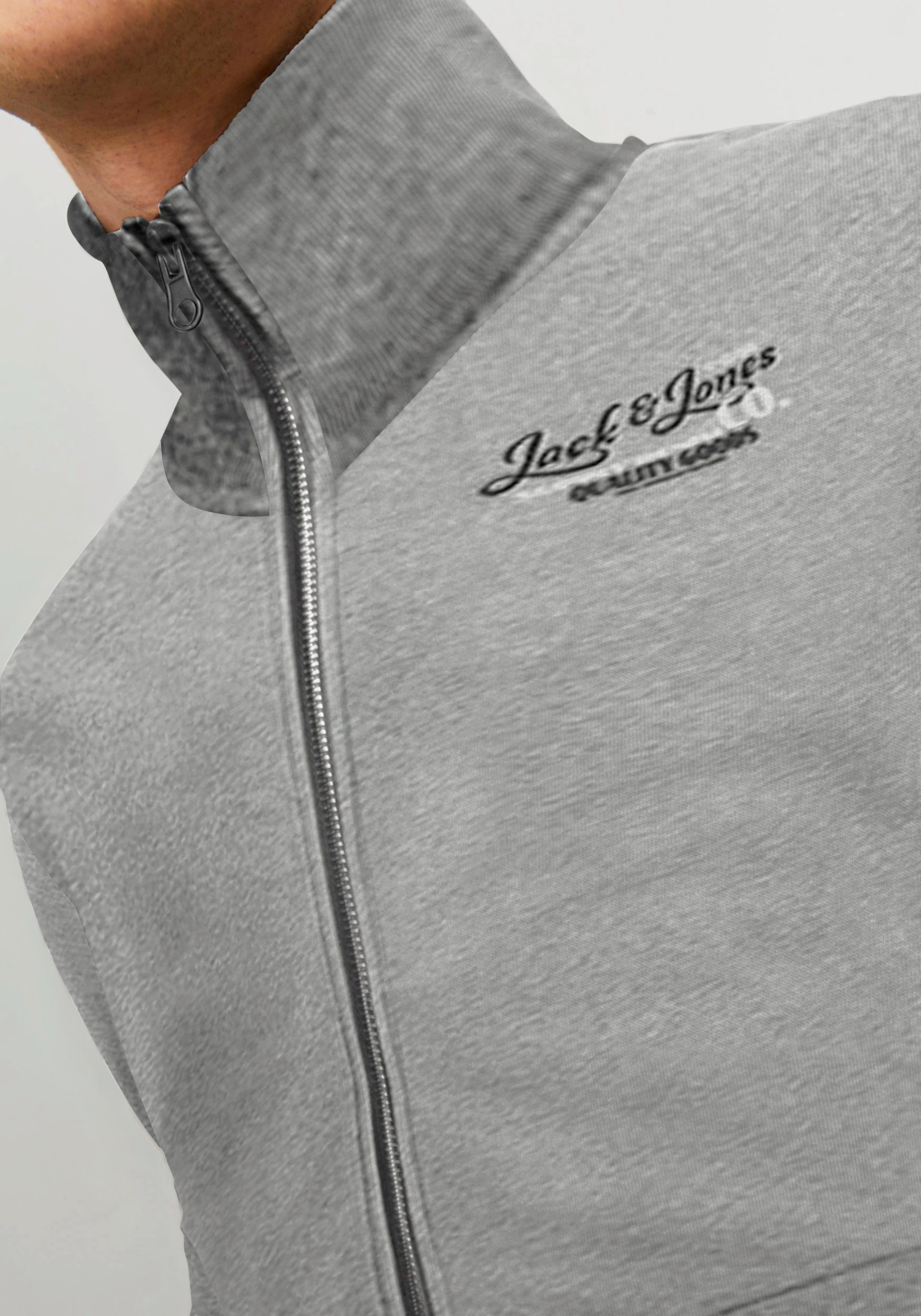 Jack & Jones Sweatvest JJ JJANDY SWEAT ZIP HIGH NECK