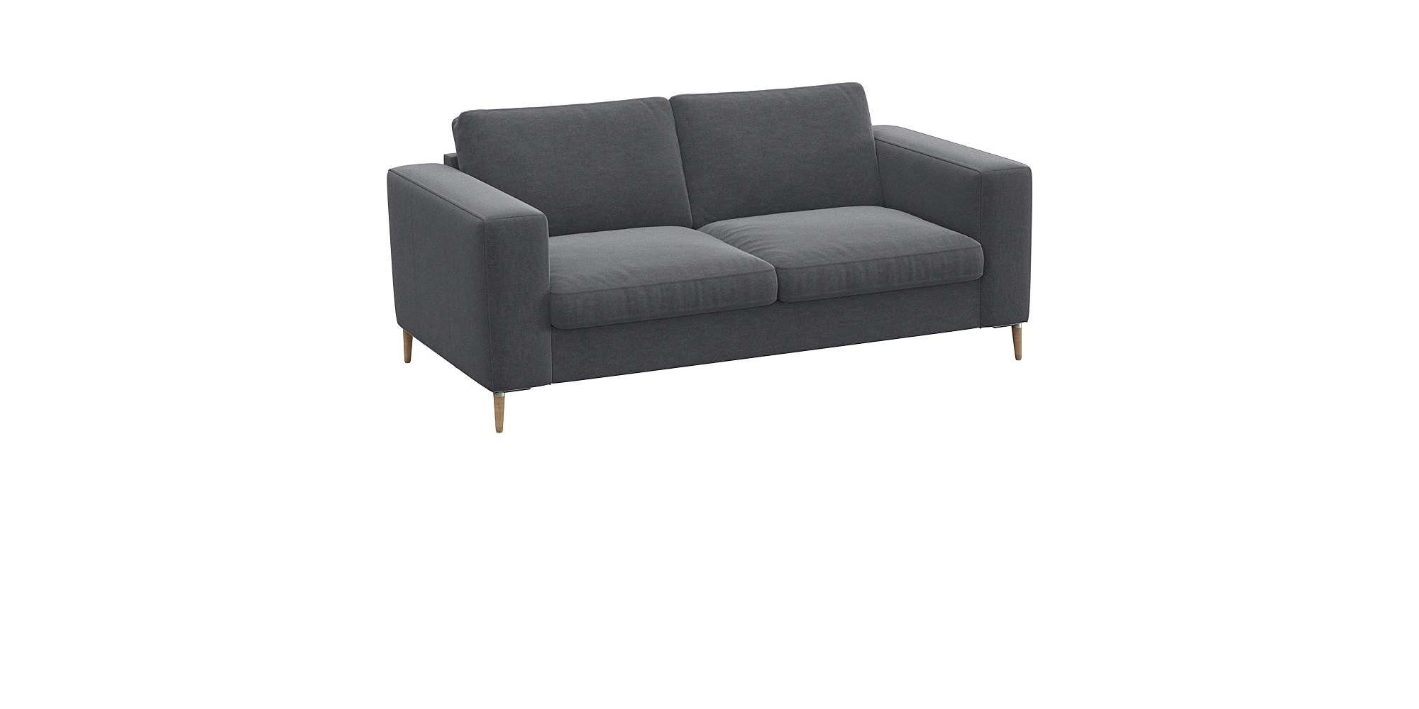 FLEXLUX 2-zitsbank Fiore designsofa, comfortabel en gezellig door hoogwaardige zitconstructie