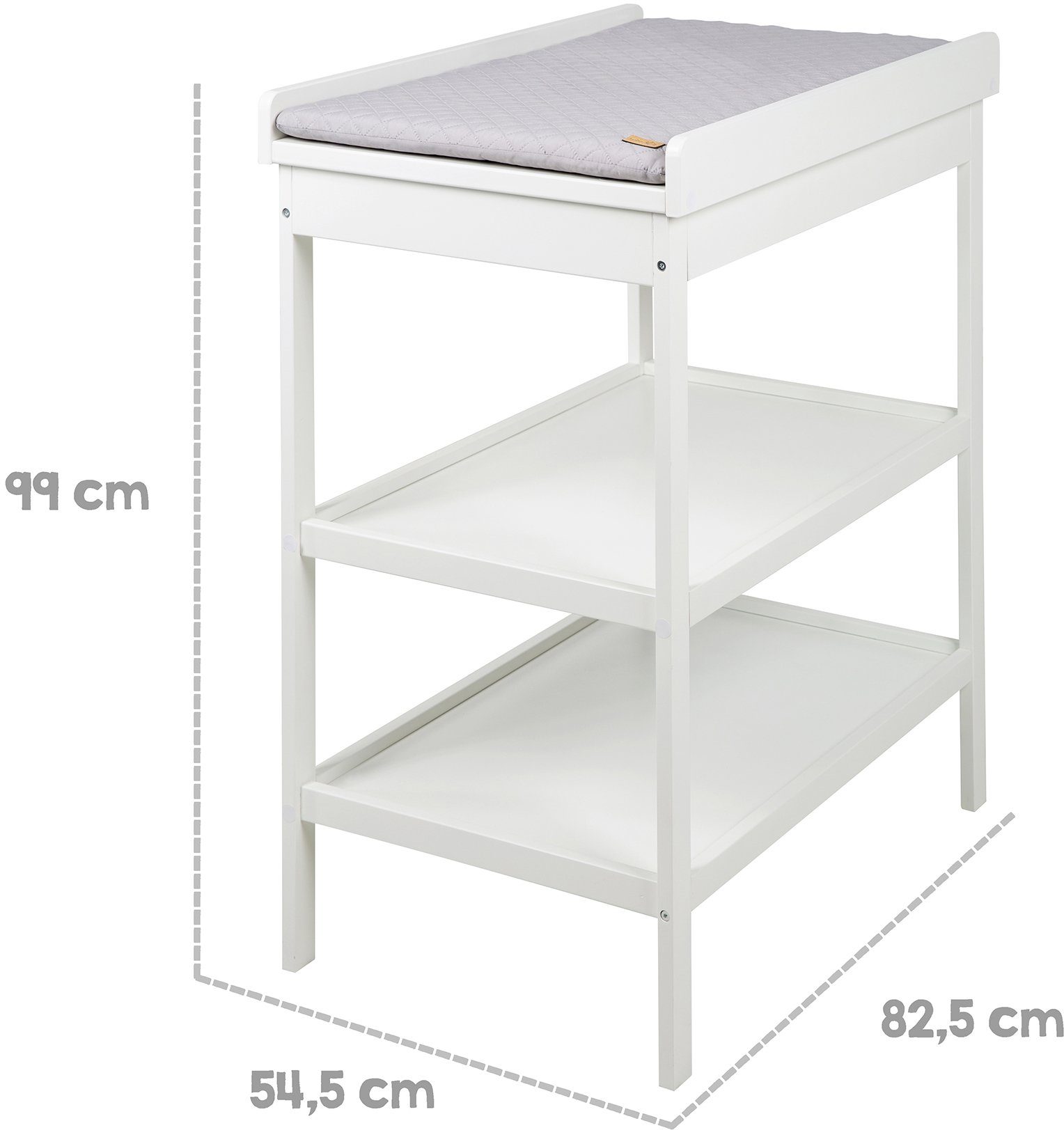 Roba® Babymeubelset Style met kinderbed en commode (voordeelset, 2 stuks)