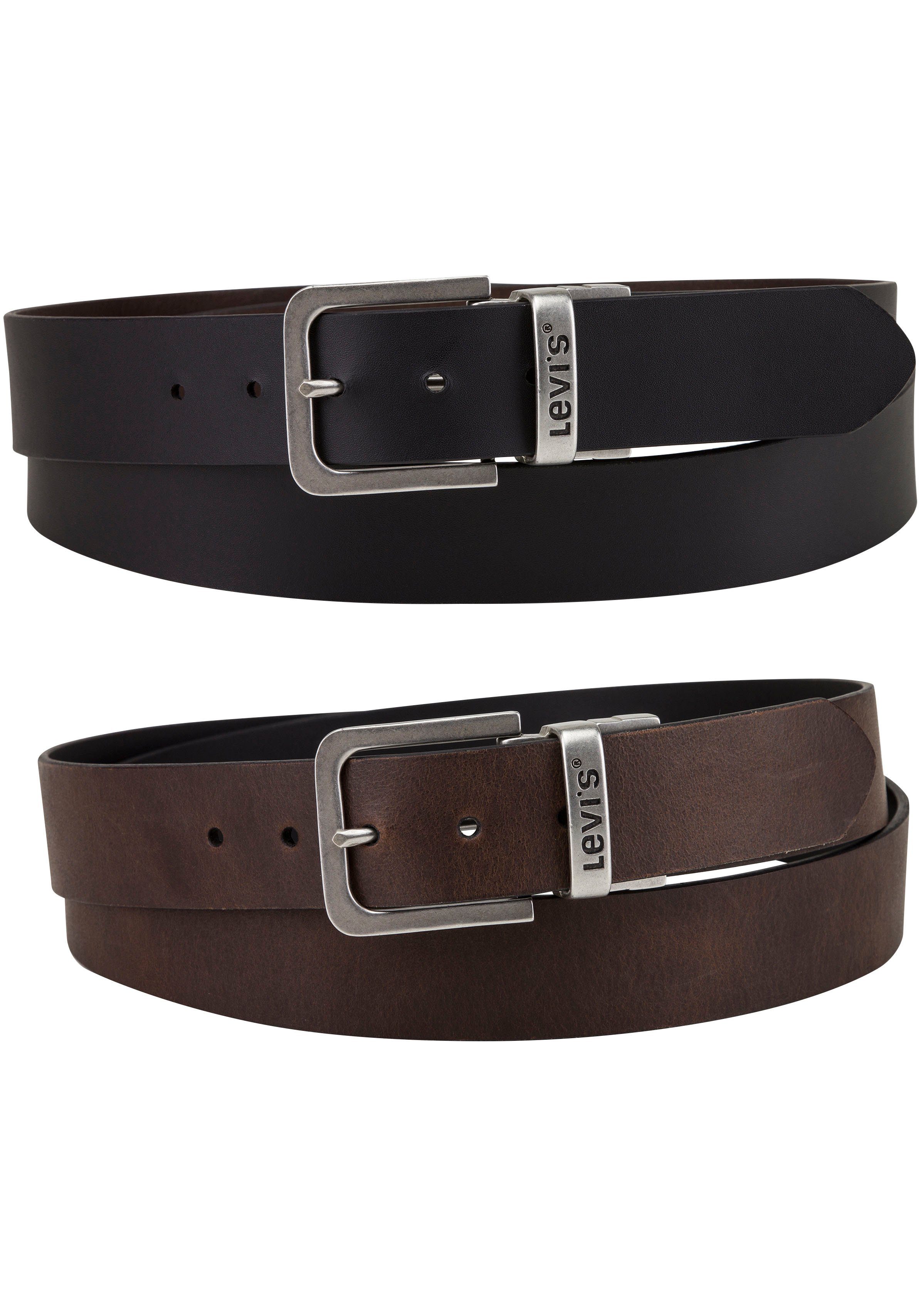 Levi's® Leren riem CORE tweezijdig te dragen riem (BIG & TALL)