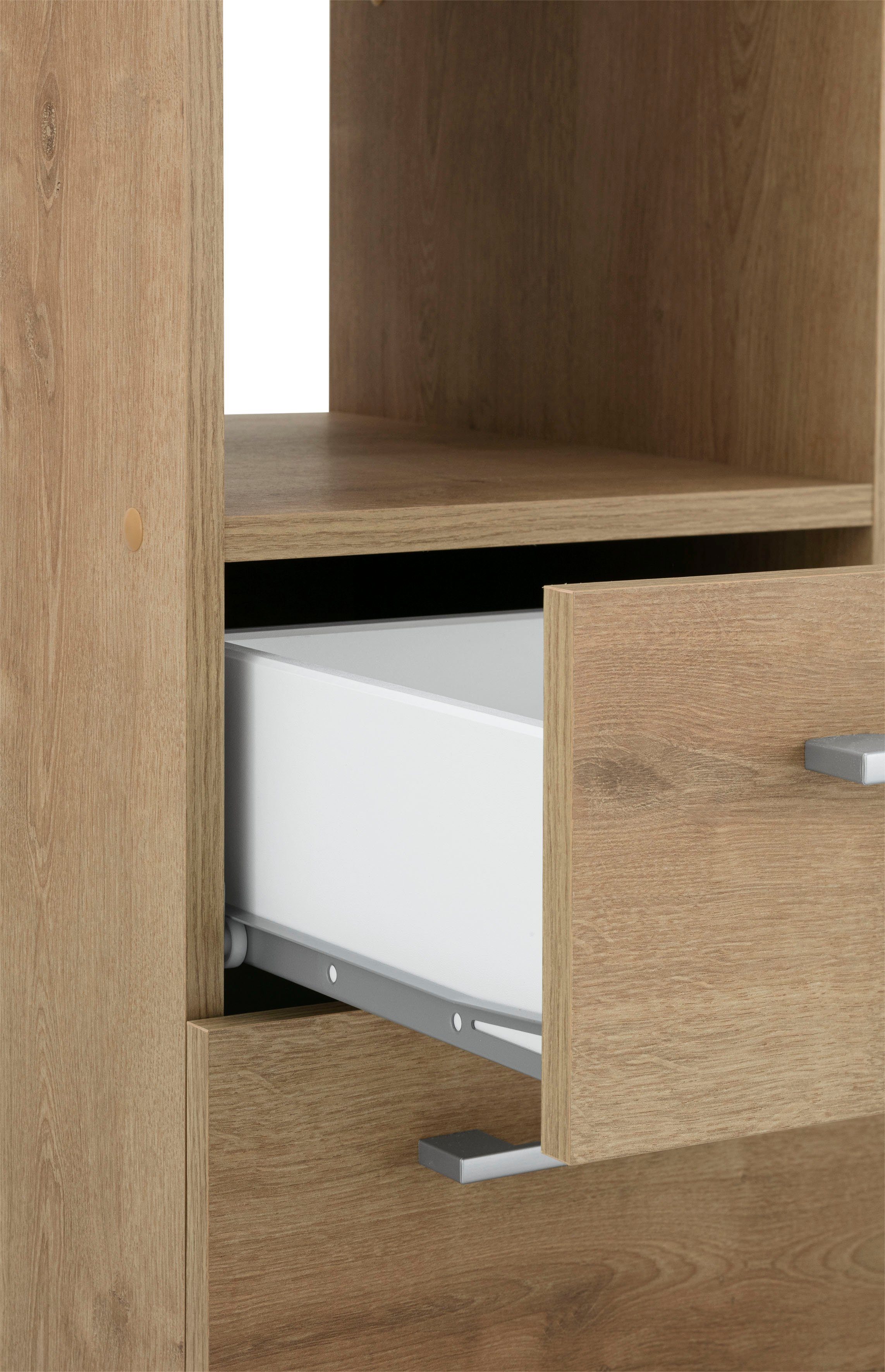 VOGL Möbelfabrik Bureau Sam Breedte 137 cm, met uittrekplank voor het toetsenbord en towervak