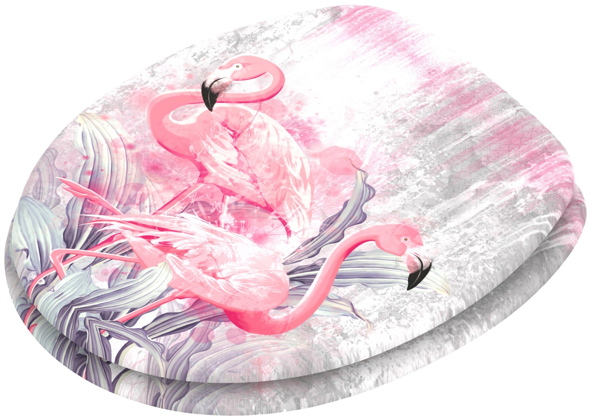 Sanilo Toiletzitting Flamingo met softclosemechanisme, bxl: 37,7x 42,0 - 47,0 cm