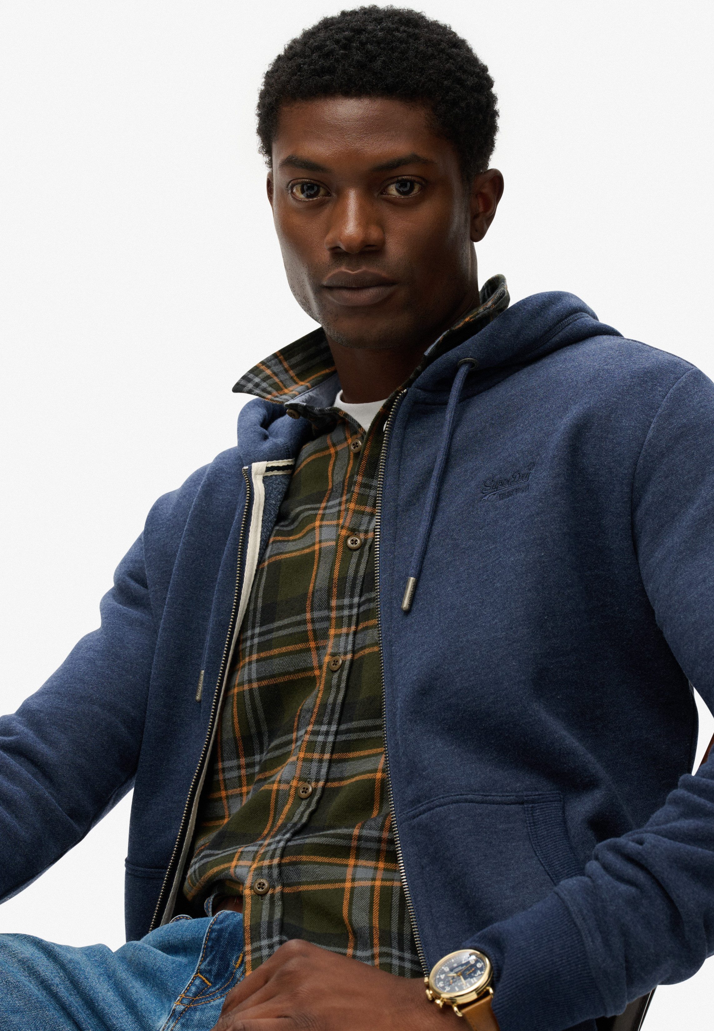 Superdry Capuchonsweatvest ESSENTIAL LOGO ZIP HOODIE HB