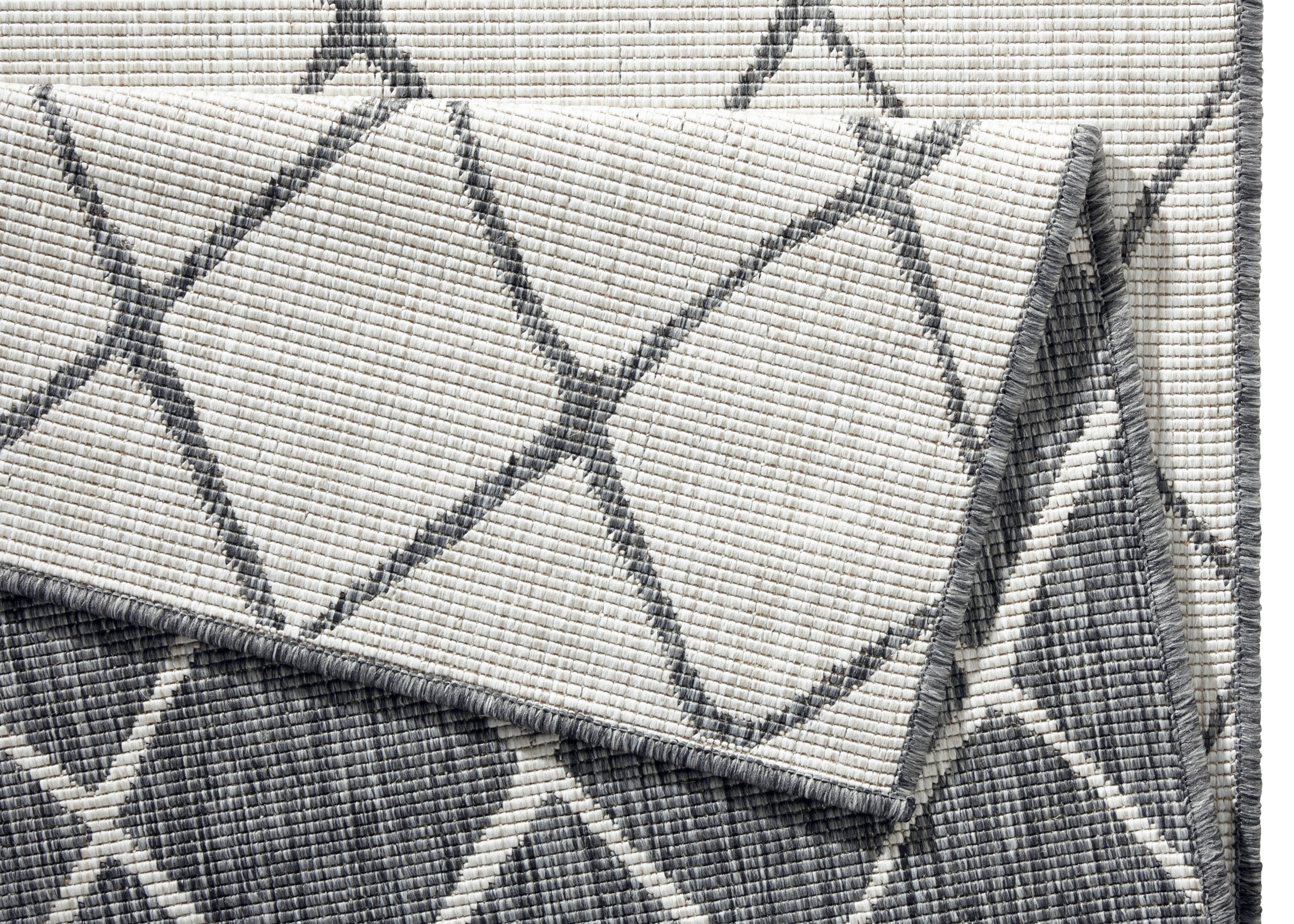 NORTHRUGS Vloerkleed Malaga tweezijdig te gebruiken kleed Binnen- en buitengebruik, weerbestendig, balkon, loper, woonkamer, waterbestendig