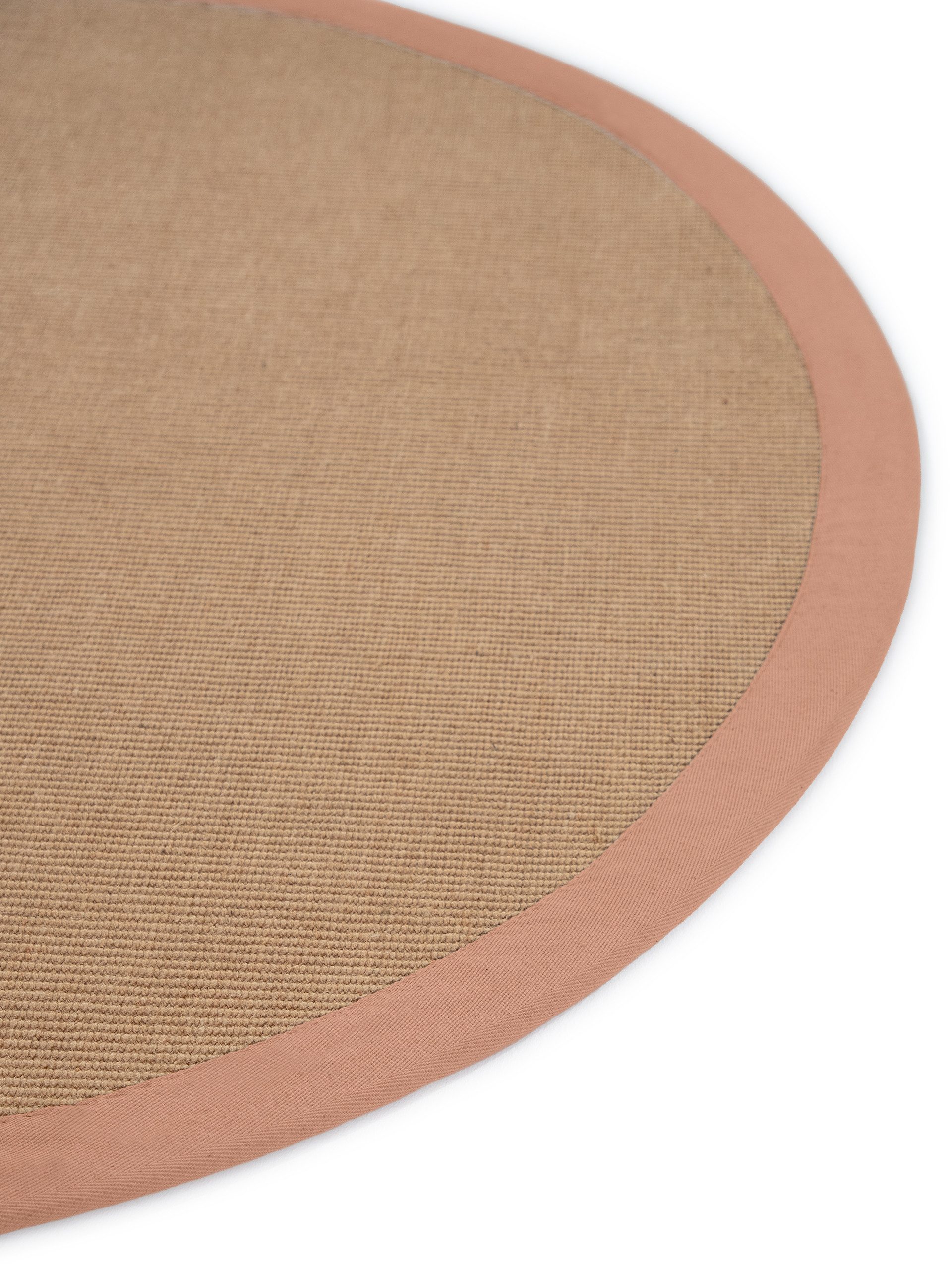 carpetfine Sisalkleed Sisal met gekleurd randdessin, antislip achterzijde