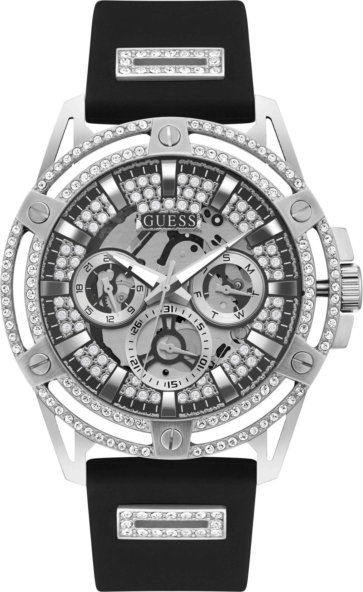 Guess Multifunctioneel horloge King Polshorloge, quartz horloge, herenhorloge
