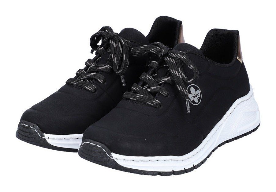 Rieker Sneakers met memosoft-binnenzool, vrijetijdsschoen, lage schoen, veterschoen