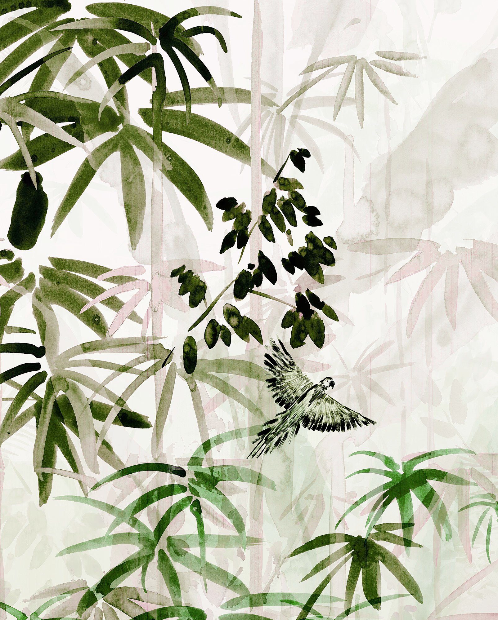 Komar Poster Bamboe forest