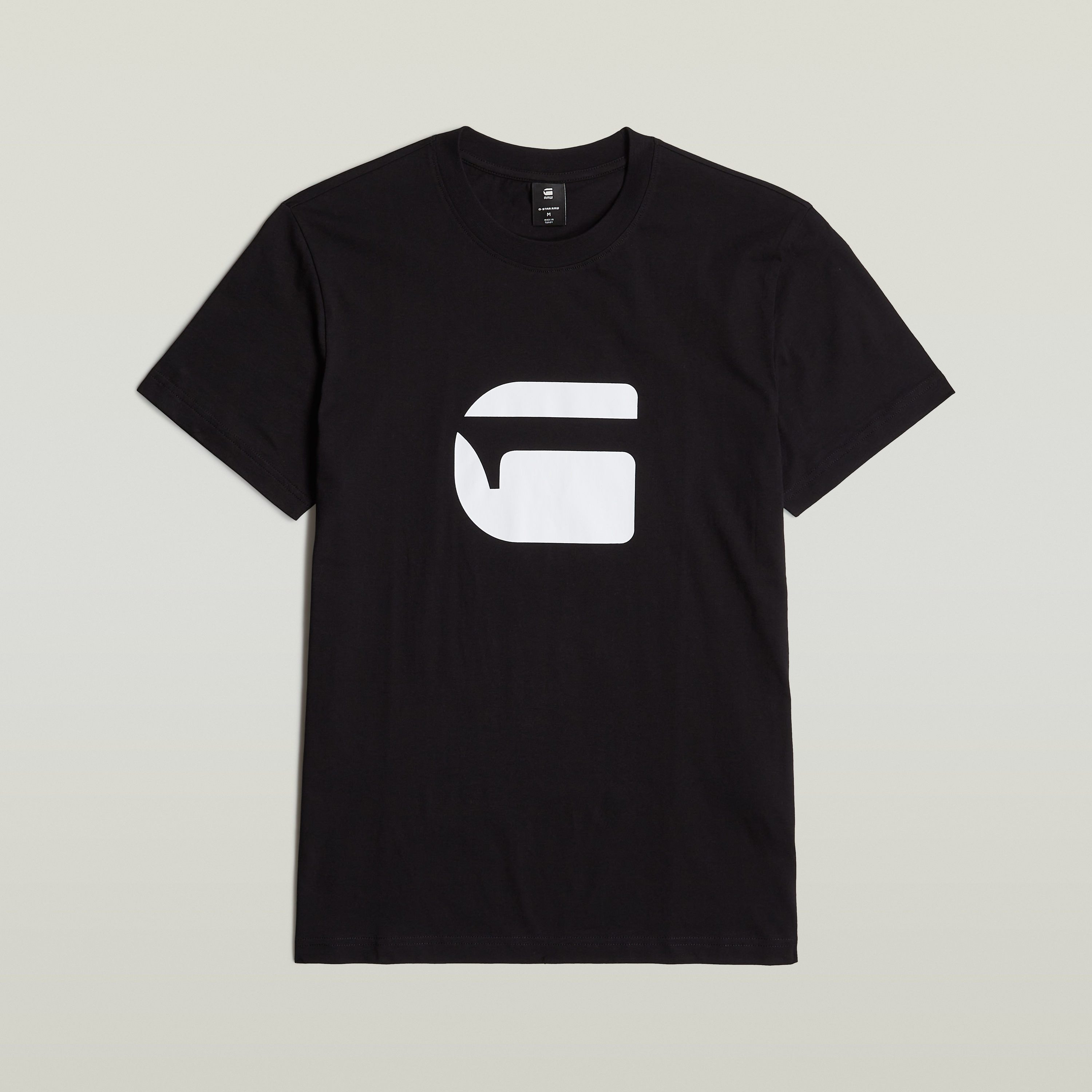 G-Star RAW Burger Logo T-Shirt Zwart Heren