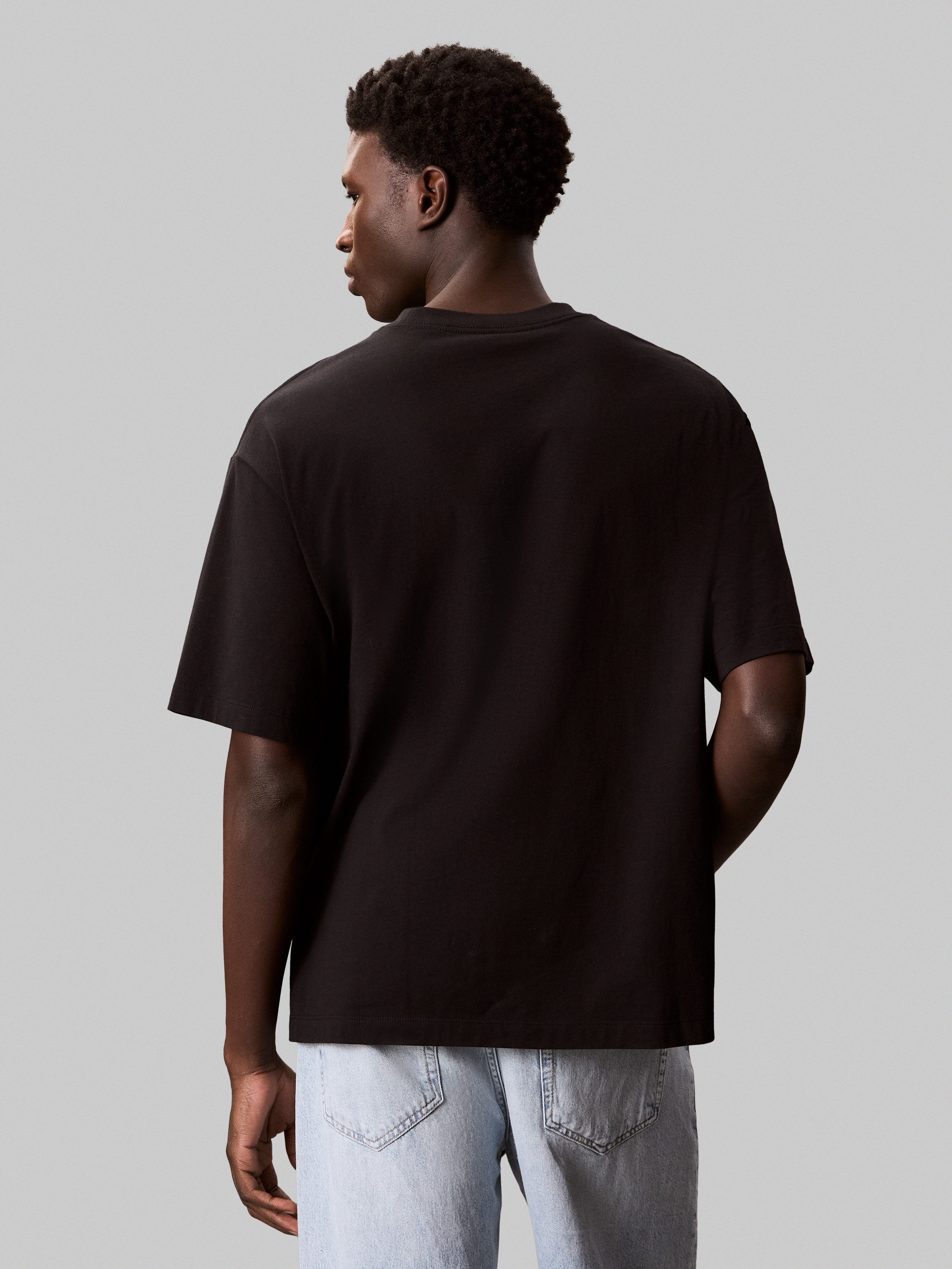 Calvin Klein T-shirt A- SS REL SEASONAL MONOLOGO TEE