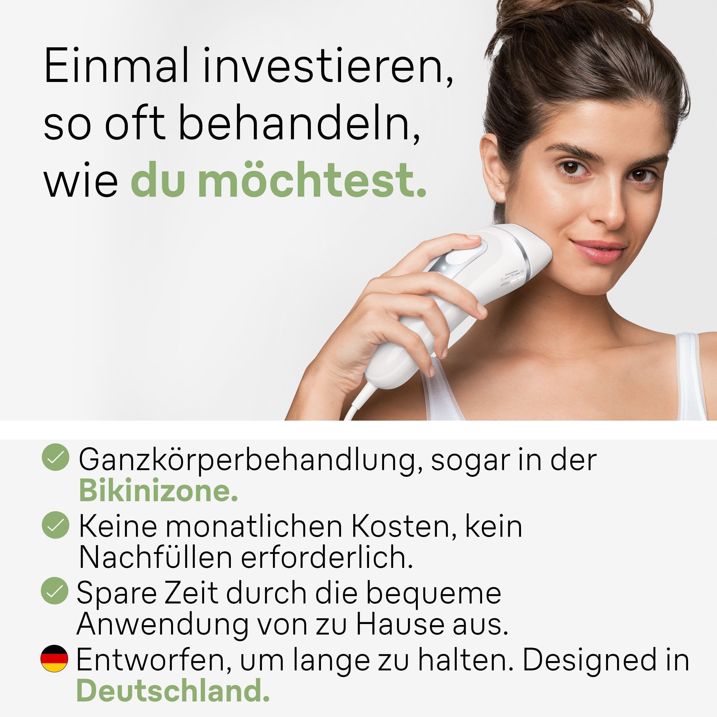 Braun IPL-ontharingsapparaat Silk·expert Pro 3 PL3136 2 opzetstukken, venus scheermes, met opbergtas