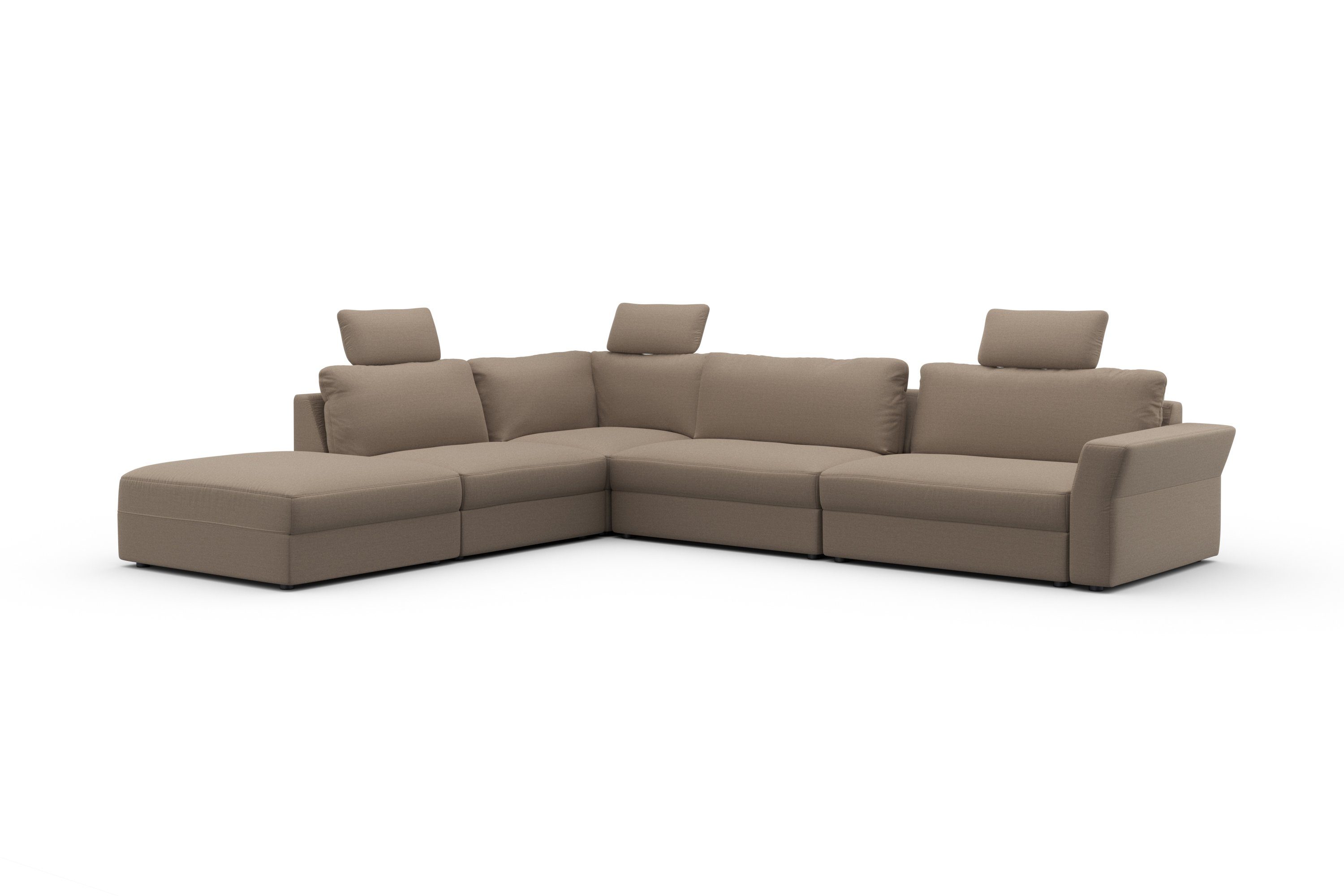 sit&more Hoekbank Cadabra L-vorm Breedte 356 cm, met zitdiepteverstelling