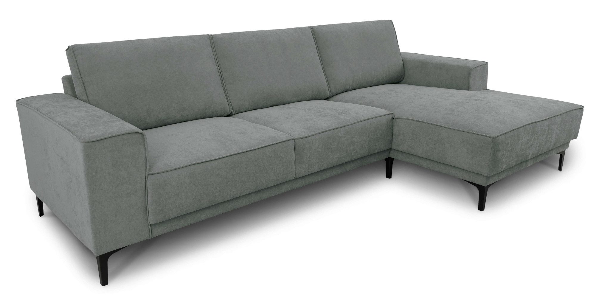 Places of Style Hoekbank Oland, structuur, platweefsel, luxe microvezel, bouclé
