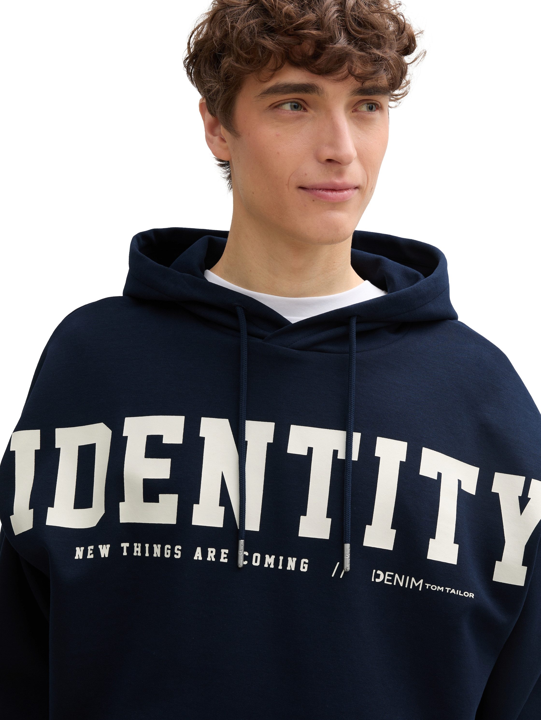 Tom Tailor Denim Hoodie met statement-print