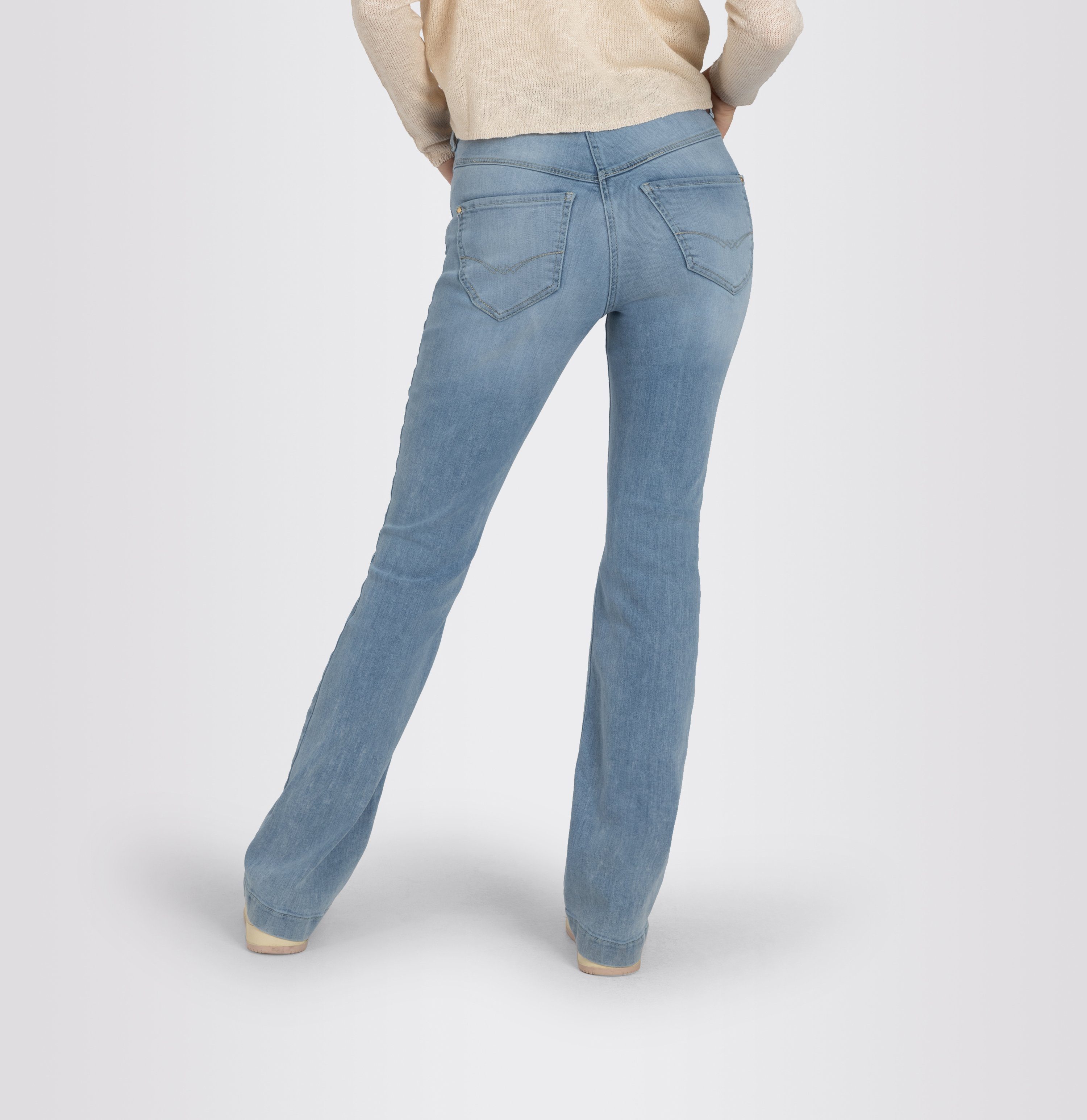 MAC Bootcut jeans Dream-Boot Recht belijnd met iets uitlopende pijpen