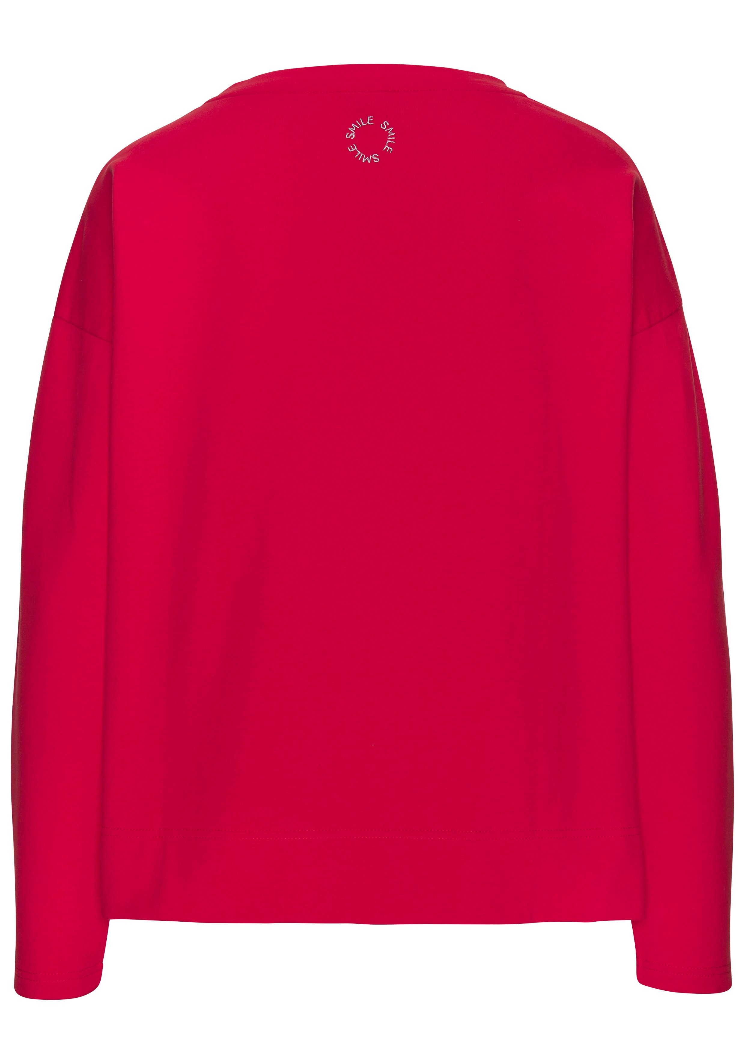 Lascana Sweatshirt met kleine borduursels