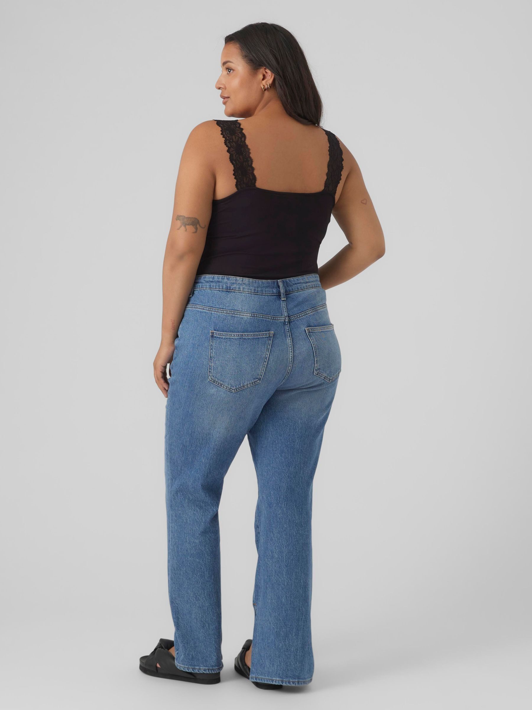 Vero Moda Curve Kanten top VMCROSA SL TOP JRS NOOS CUR