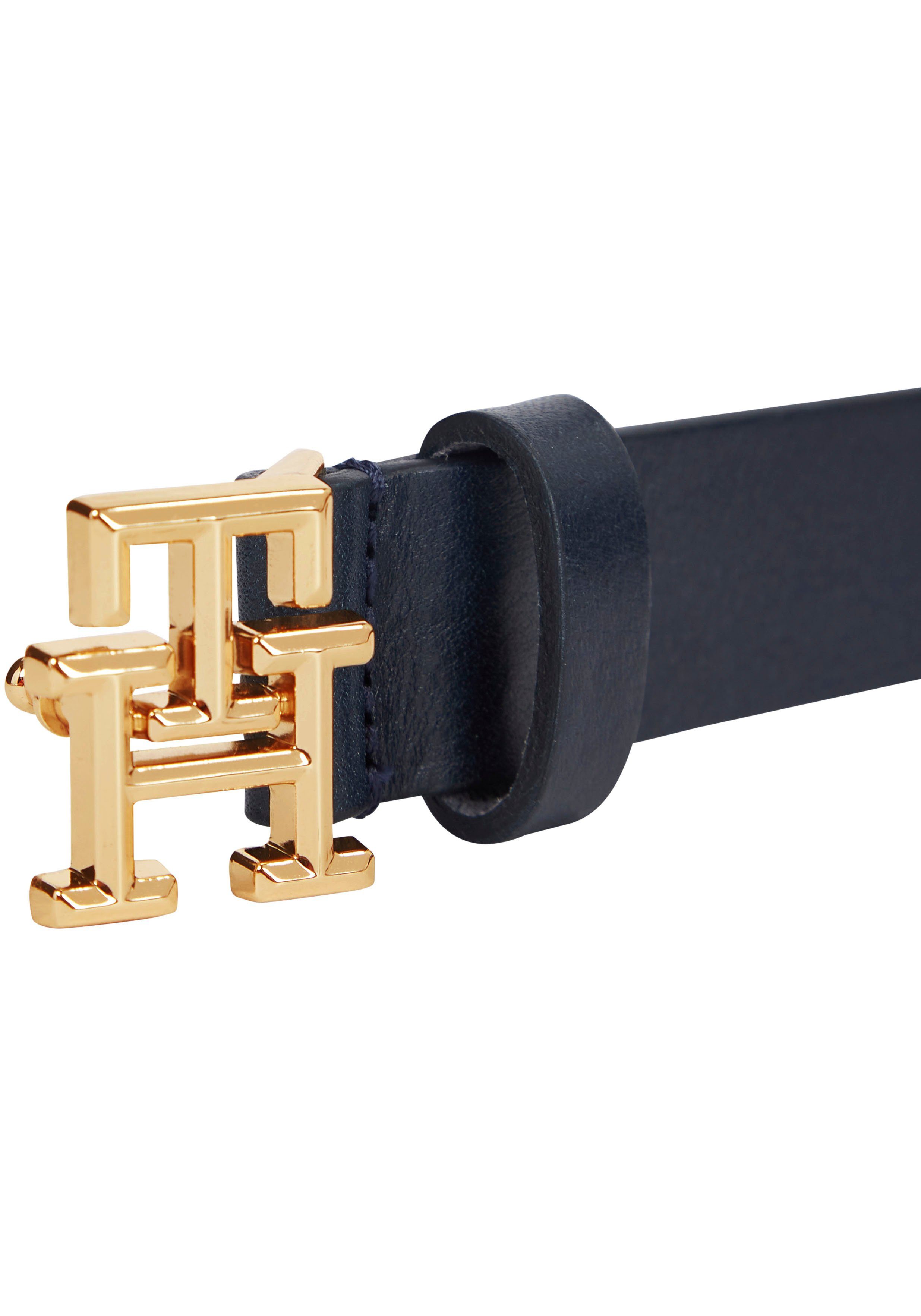 Tommy Hilfiger Leren riem TH LOGO 2.5 met monogram gesp