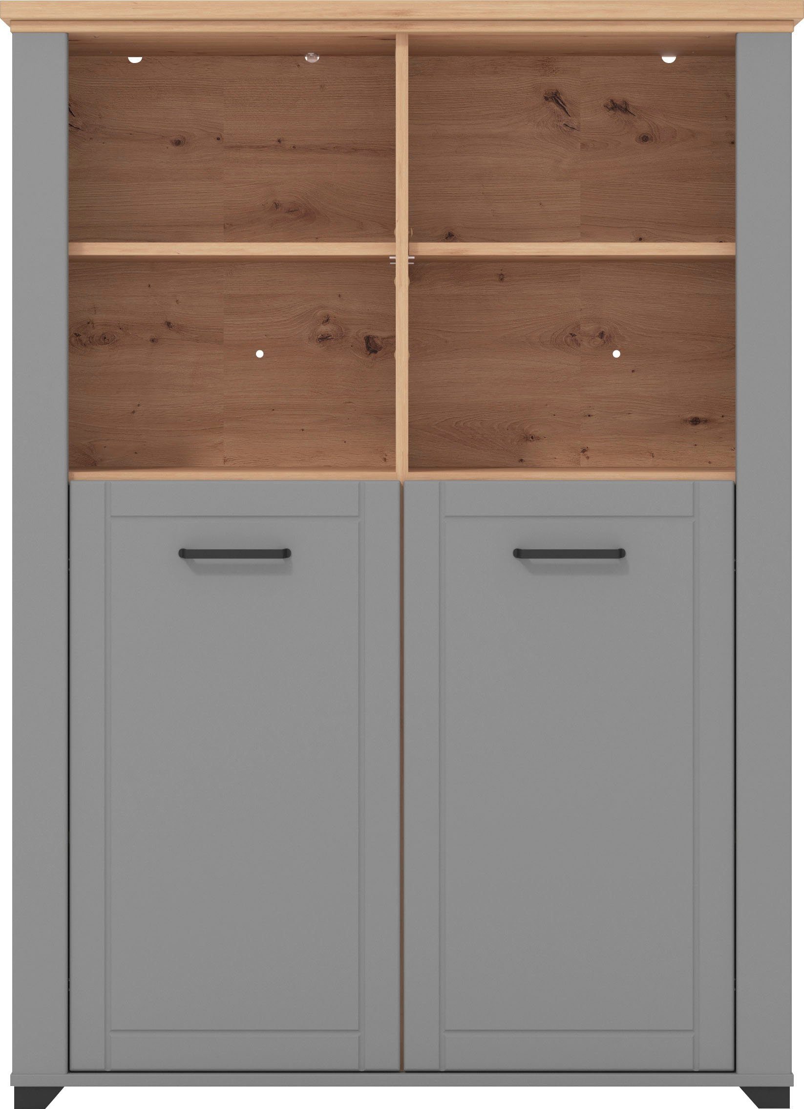 Home affaire Vitrinekast Valencia Breedte 103,5 cm, met 4 open vakken