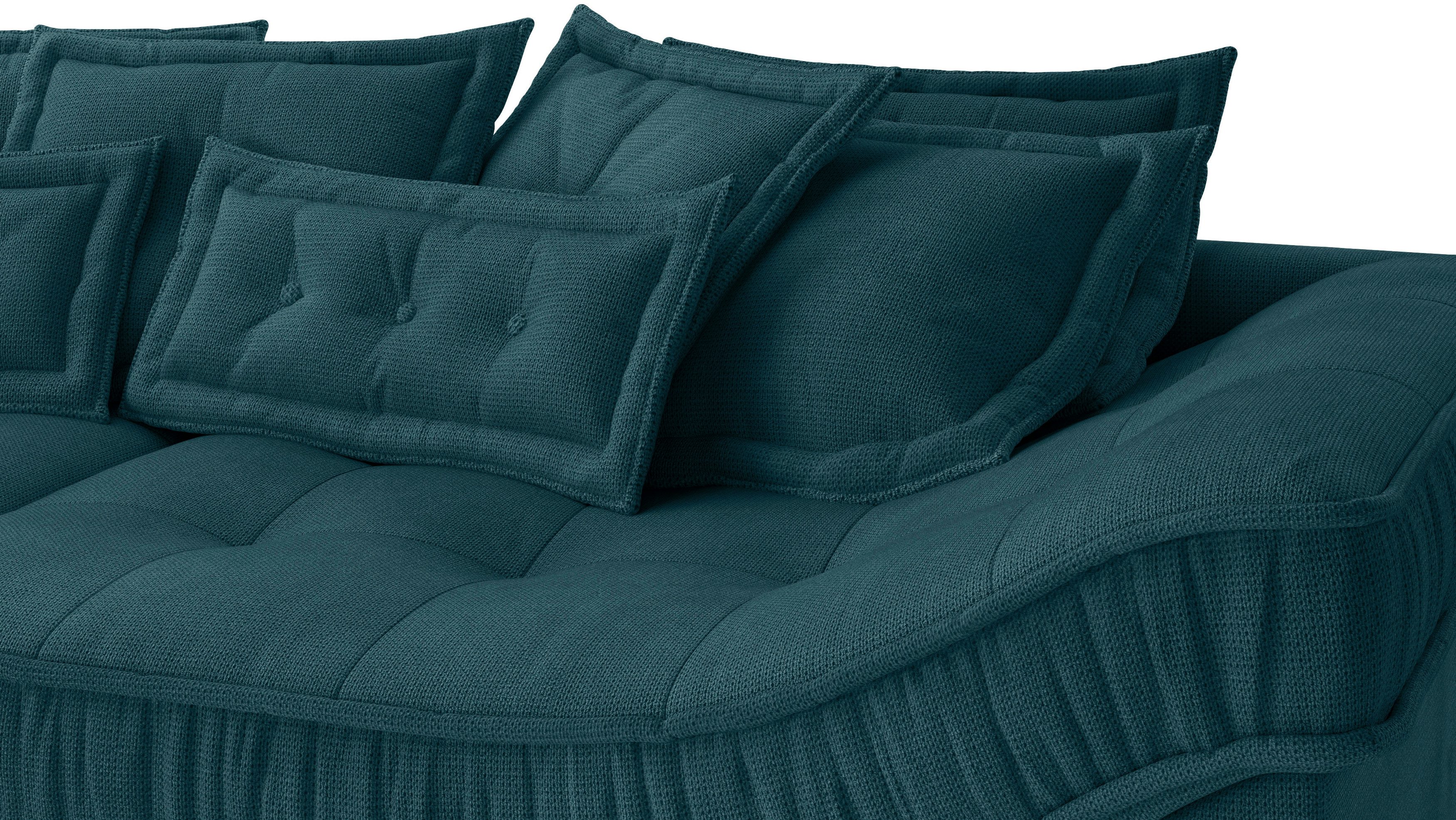 Mr. Couch Hoekbank Diwan II DuraFlex L-vorm DuraFlex koudschuim bekleding, tot 140 kg, 4 bekledingskwaliteiten