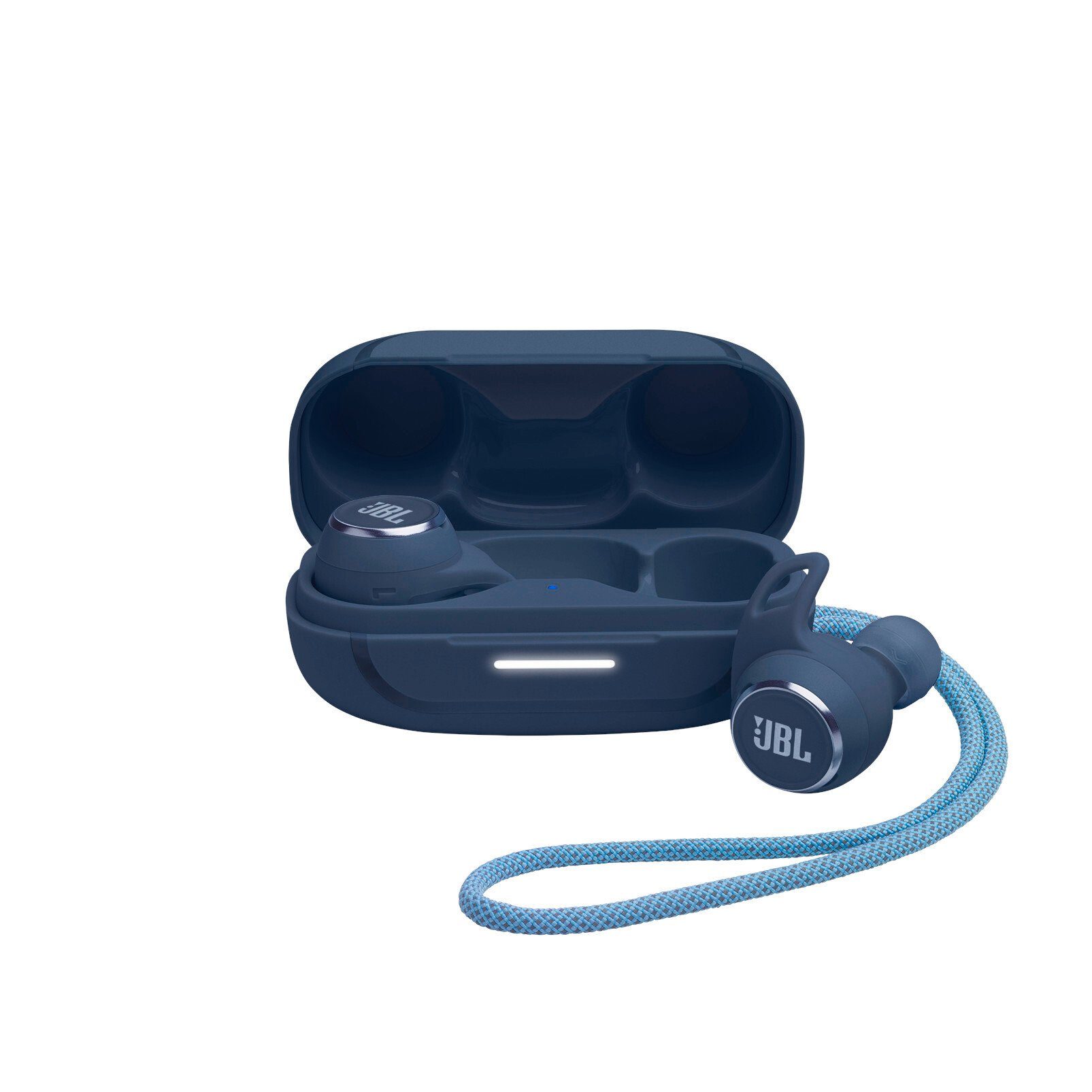 JBL REFLECT AERO BLU In Ear headset Sport Bluetooth Stereo Blauw Bestand tegen zweet, Headset