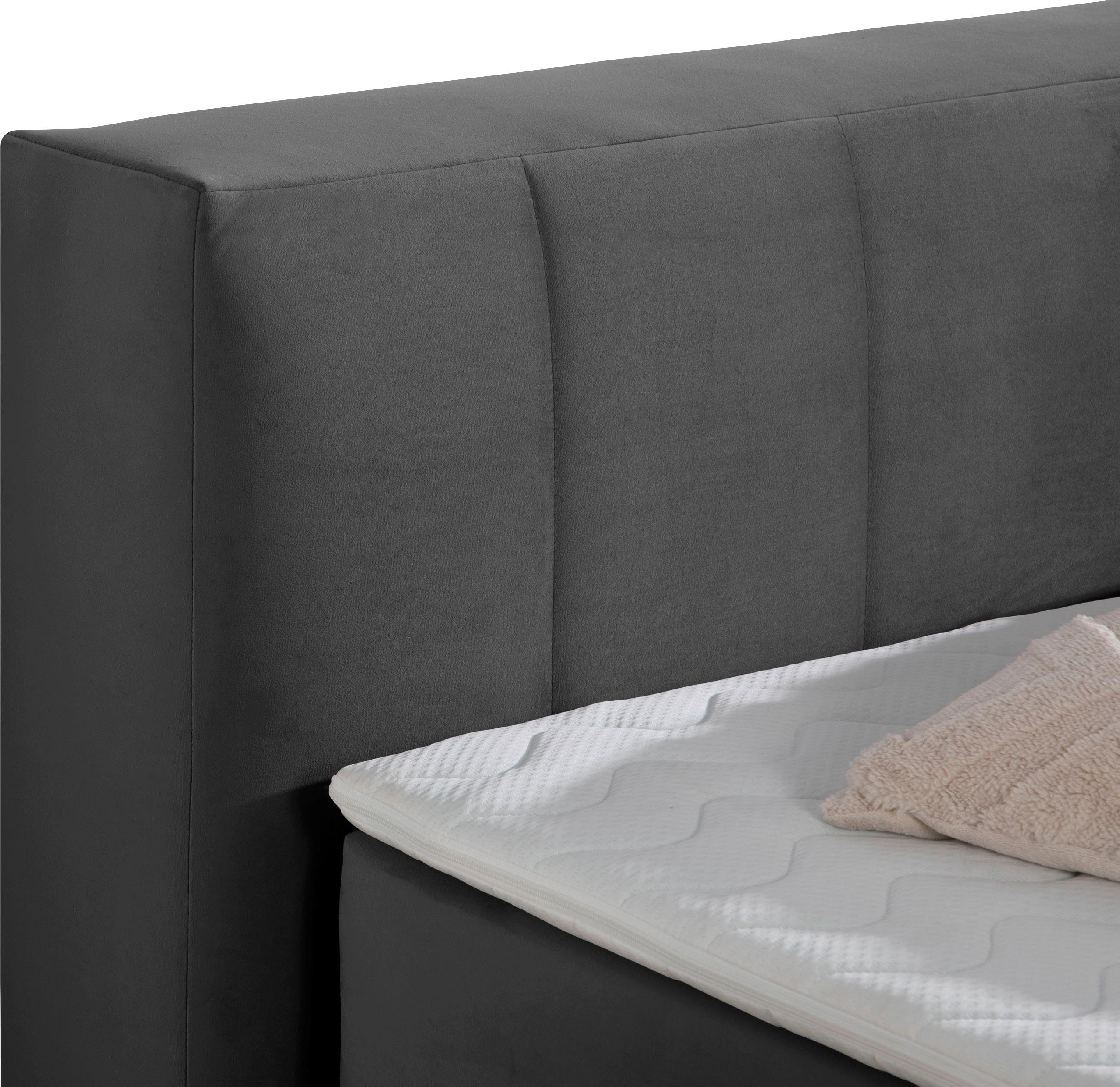 Guido Maria Kretschmer Home&Living Boxspring Chelles incl. matrastopper, in xxl- extra lang 220 cm, onderbak met elegante welving