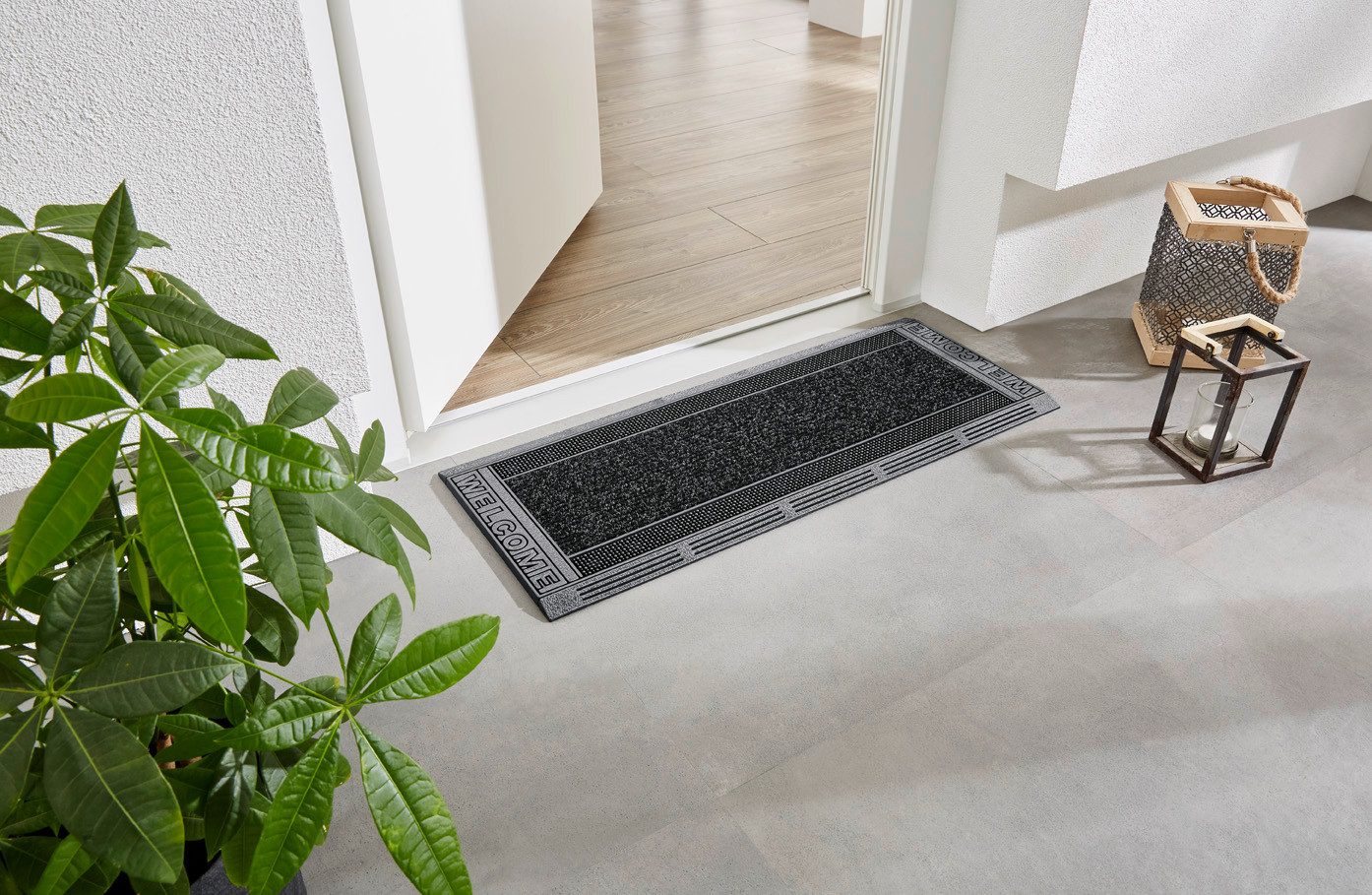 Home2Fashion Mat CenterClean XL smalle inloopmat, slijtvast, geschikt voor binnen en buiten