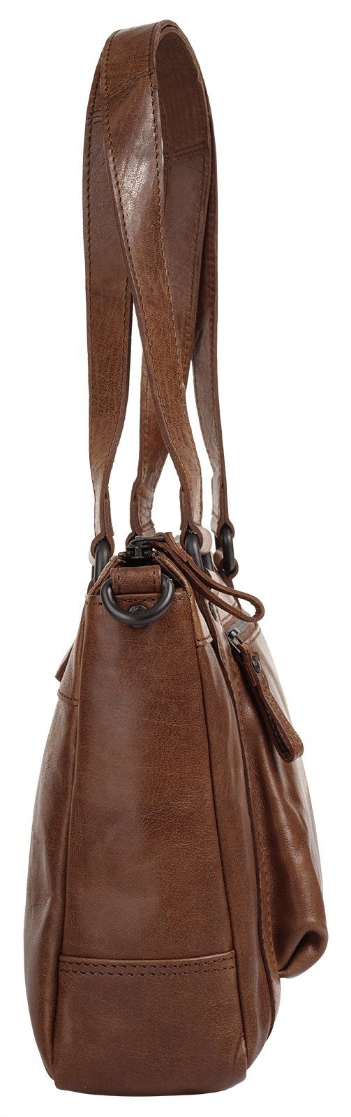 Spikes & Sparrow Tas echt leder