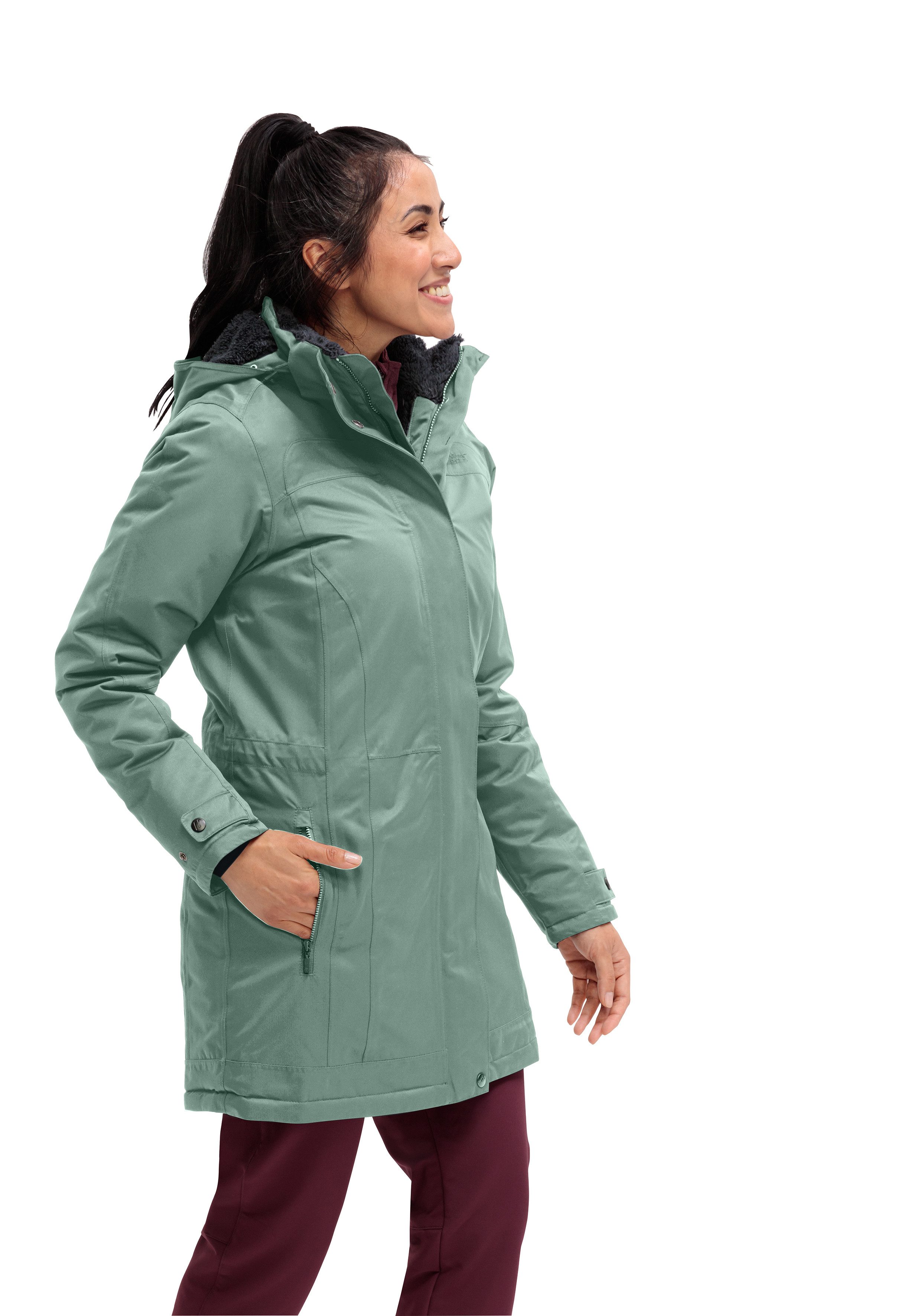 Maier Sports Functioneel jack Lisa 2.1 Dames mantel, ademende wintermantel, 2 ritszakken, regular fit